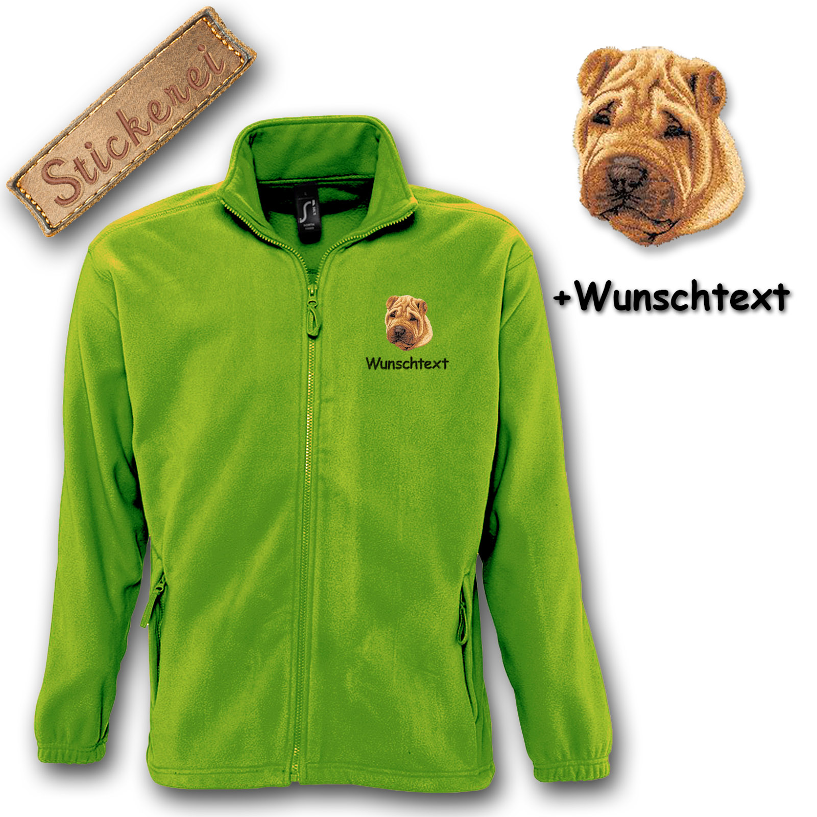 Fleecejacke Shar-Pei – Bild 10