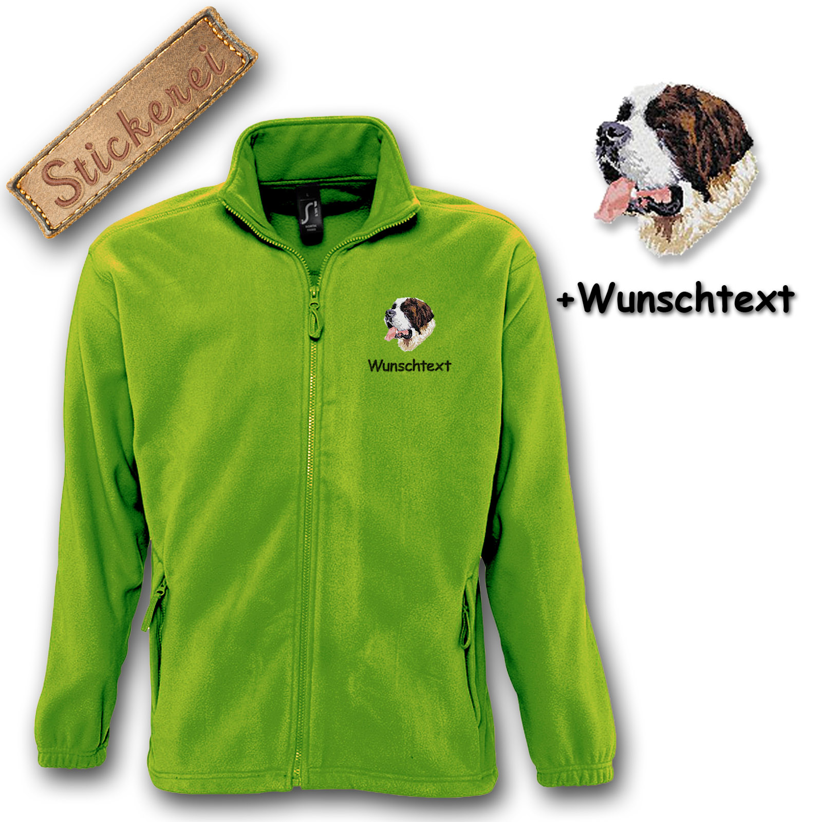 Fleecejacke Bernhardiner – Bild 12