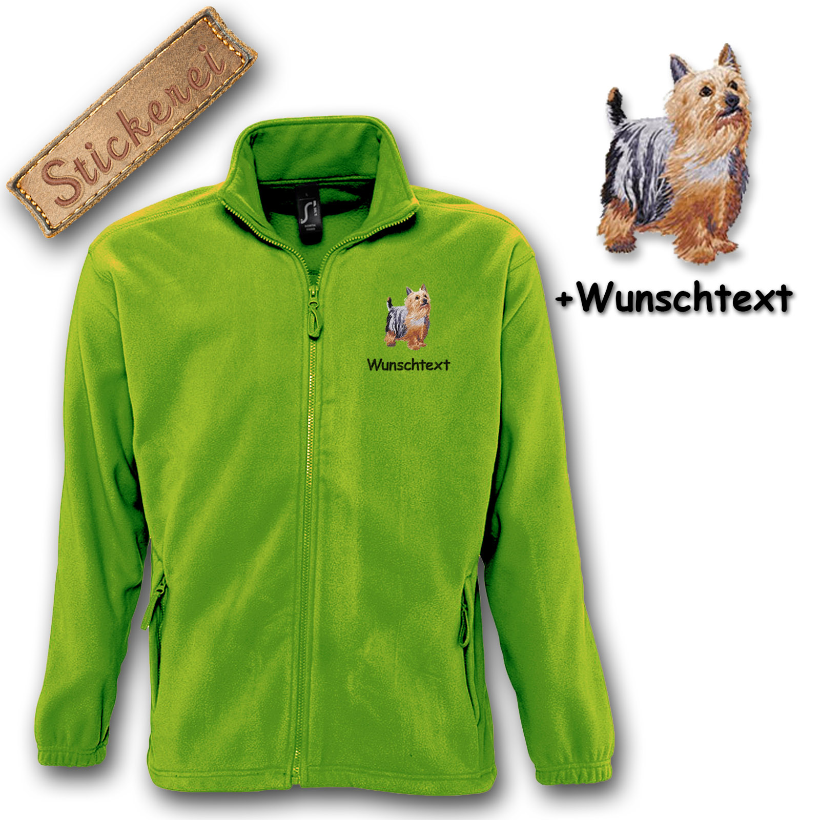Fleecejacke Australian Silky Terrier – Bild 11