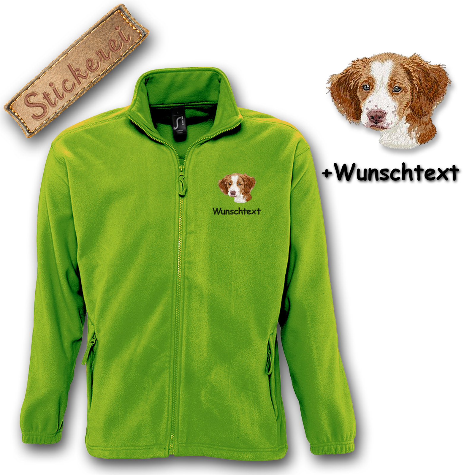 Fleecejacke Brittany Spaniel – Bild 11