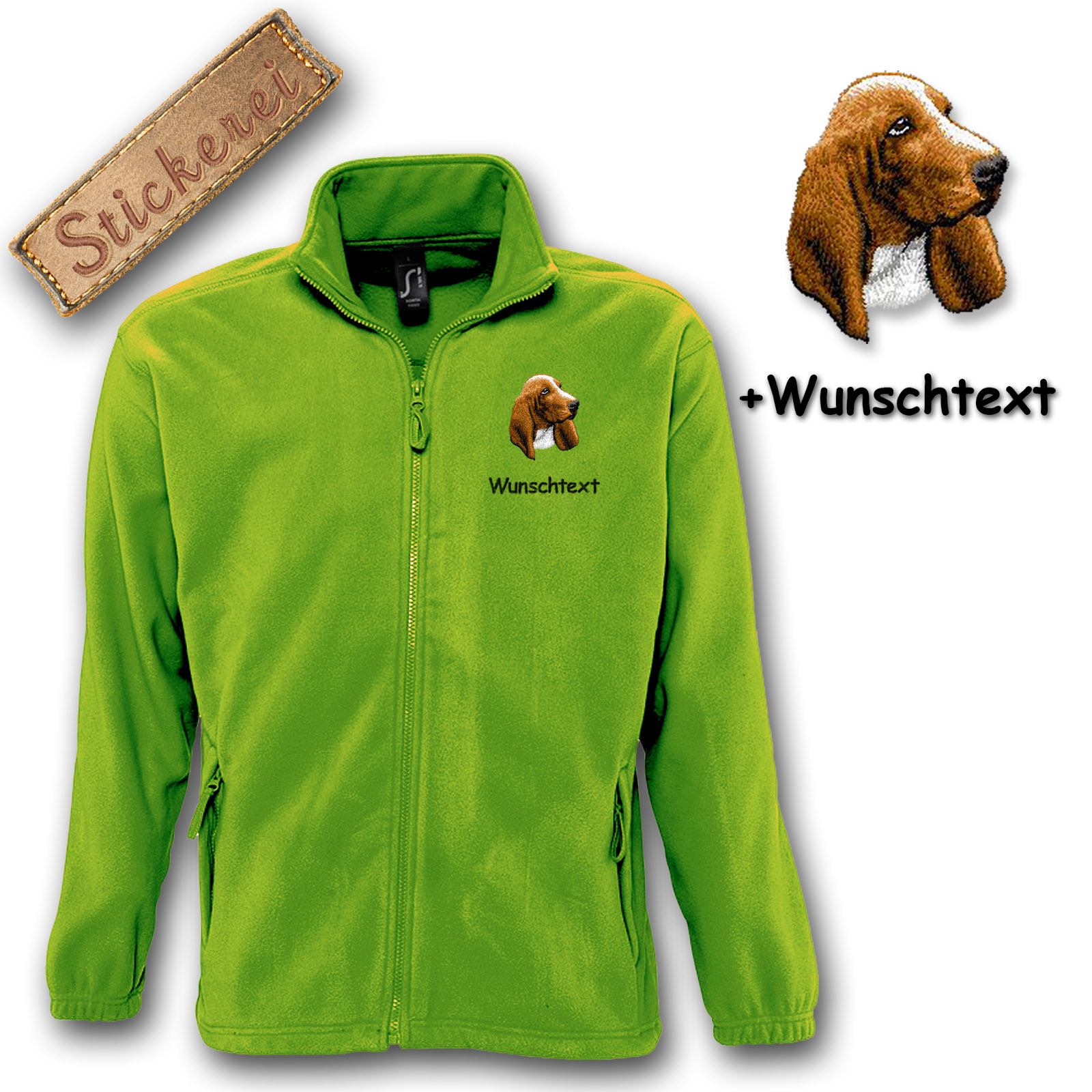 Fleecejacke Basset – Bild 11