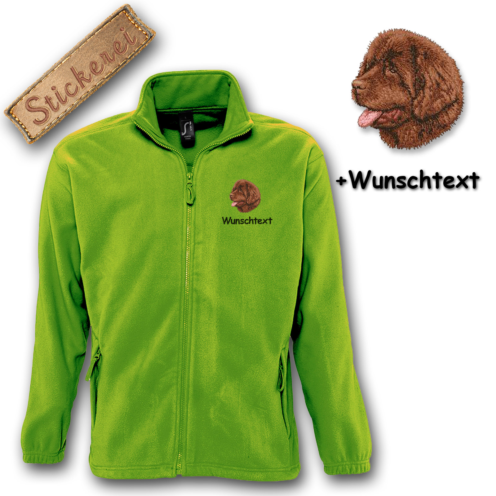 Fleecejacke Neufundländer – Bild 11