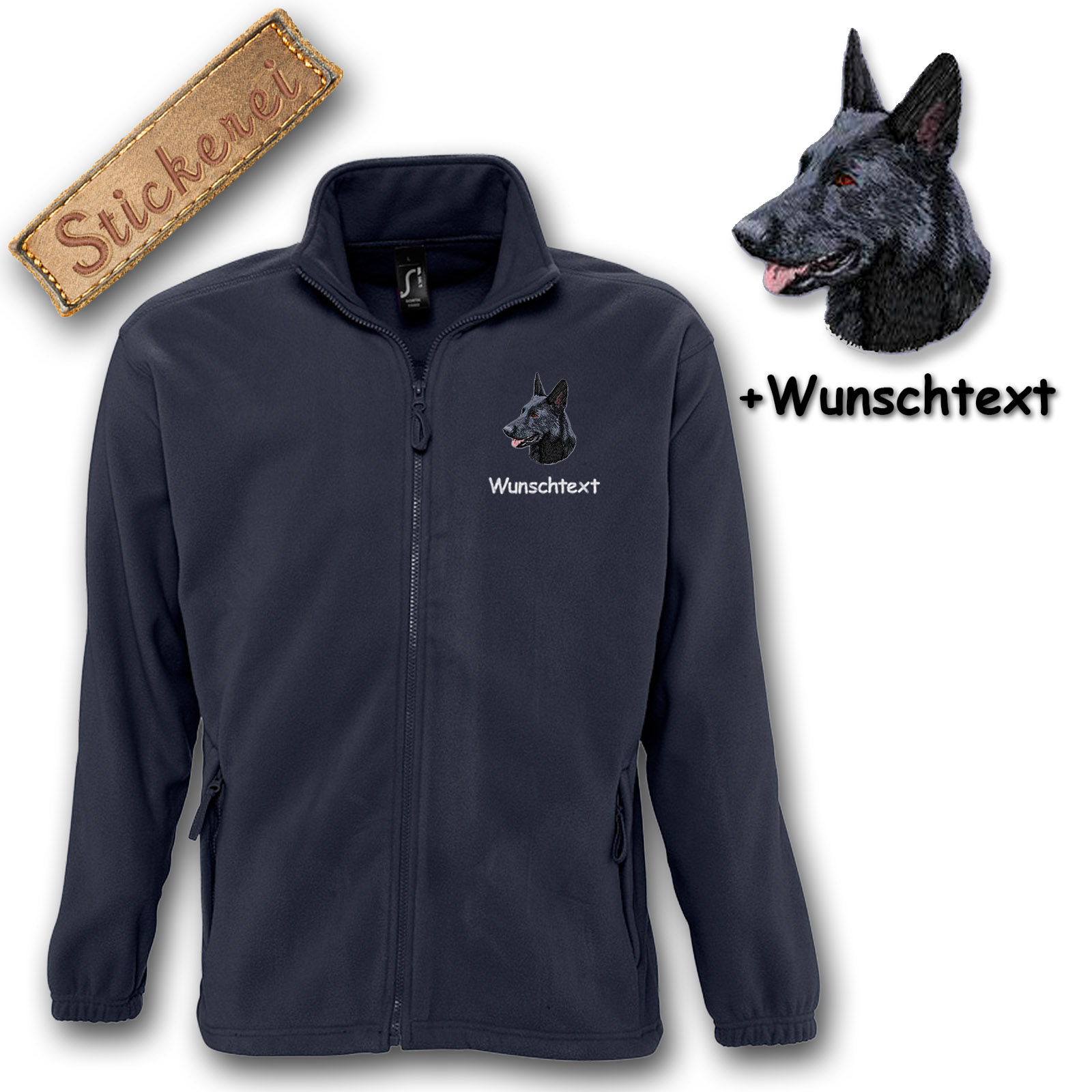 Fleecejacke Schäferhund – Bild 9