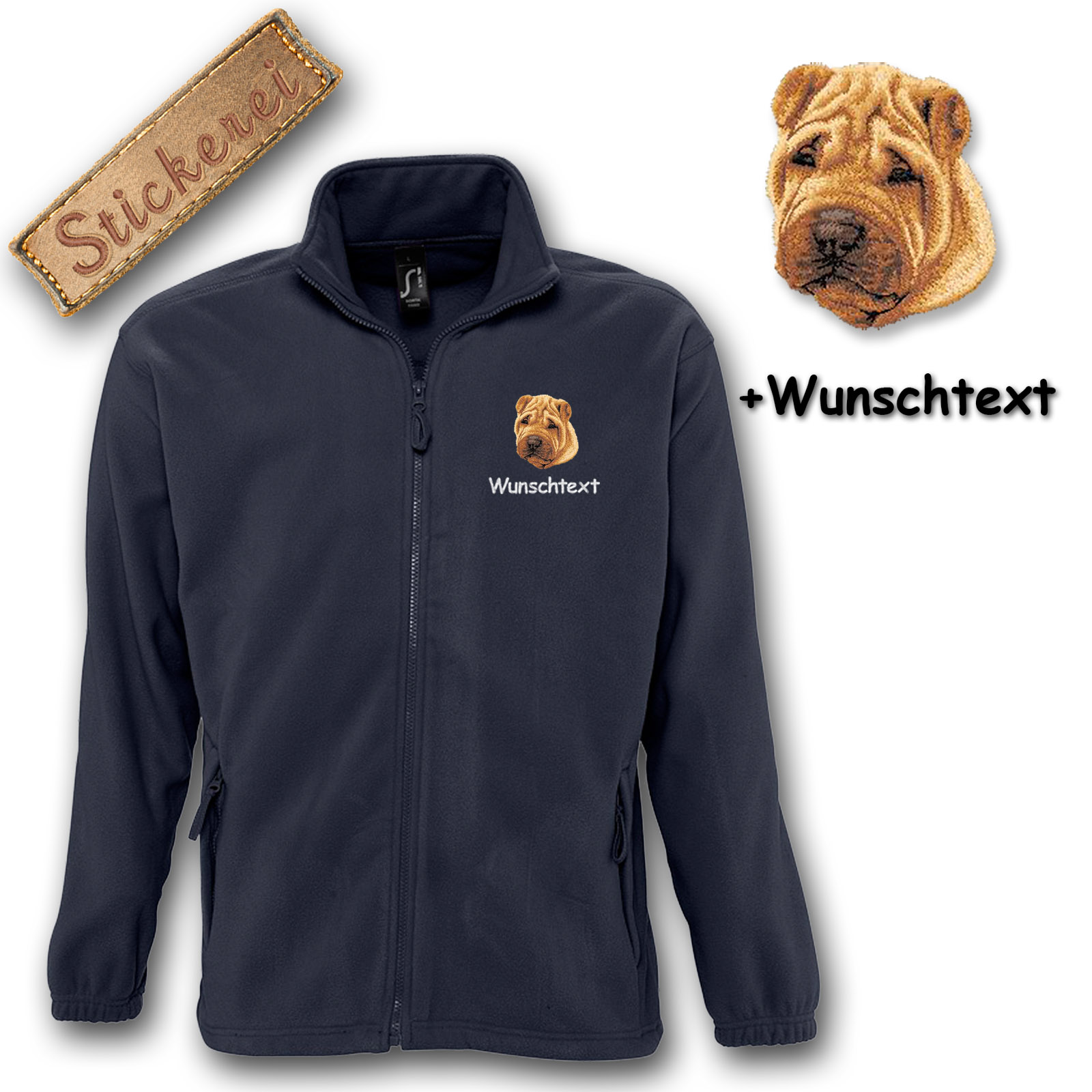 Fleecejacke Shar-Pei – Bild 11