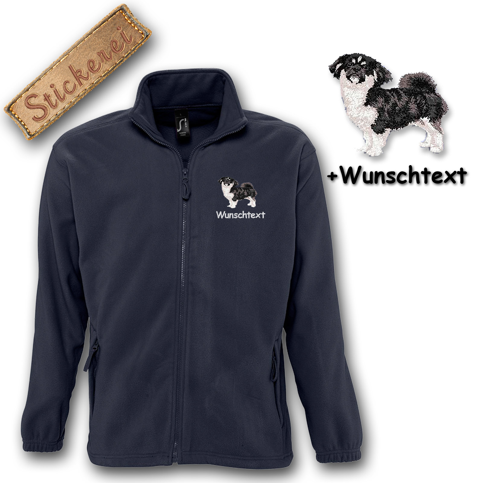 Fleecejacke Tibet Spaniel – Bild 10