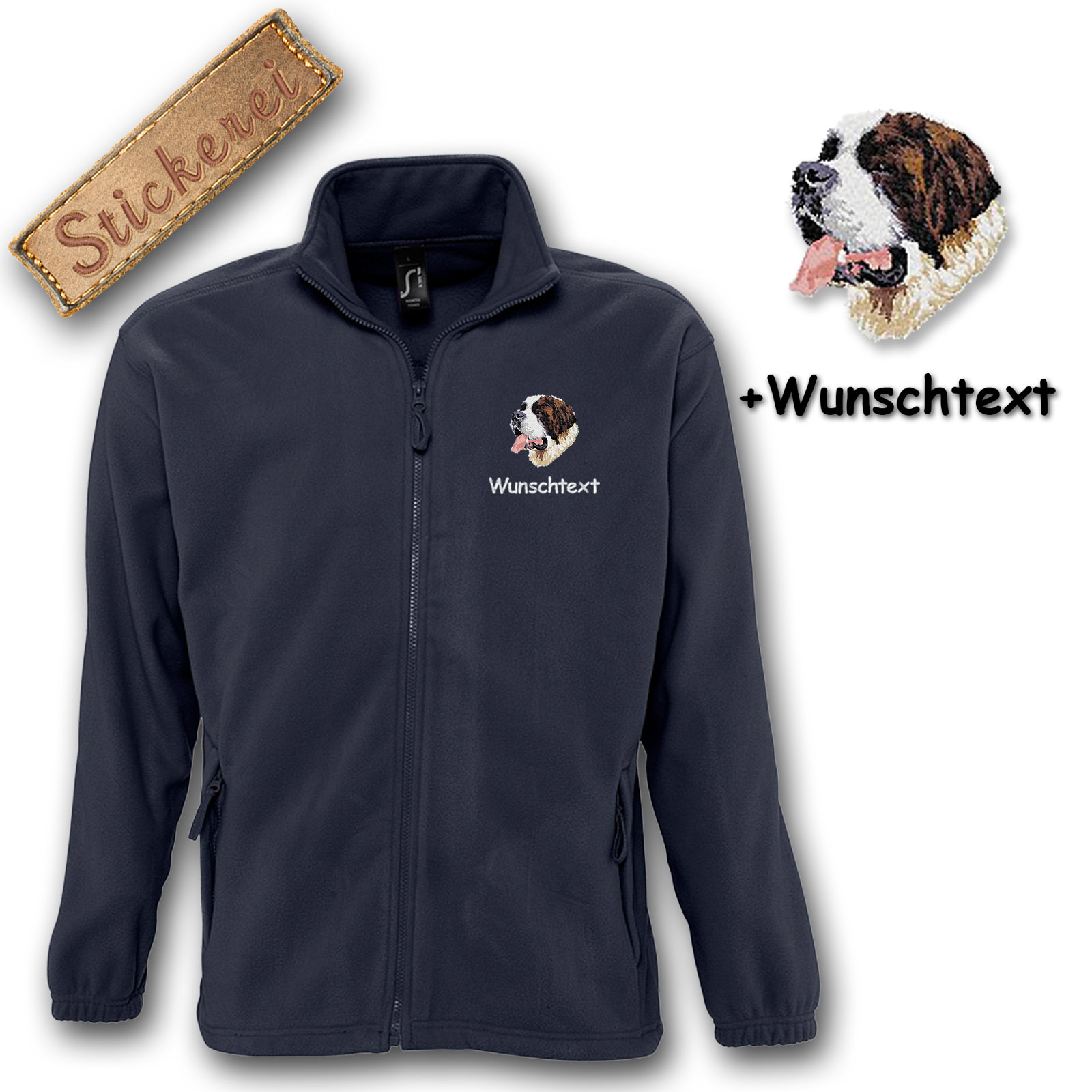 Fleecejacke Bernhardiner – Bild 11