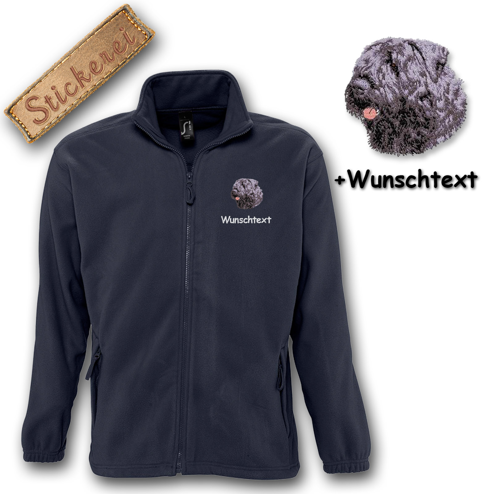 Kinder-Fleecejacke Bouvier des Flandres – Bild 5