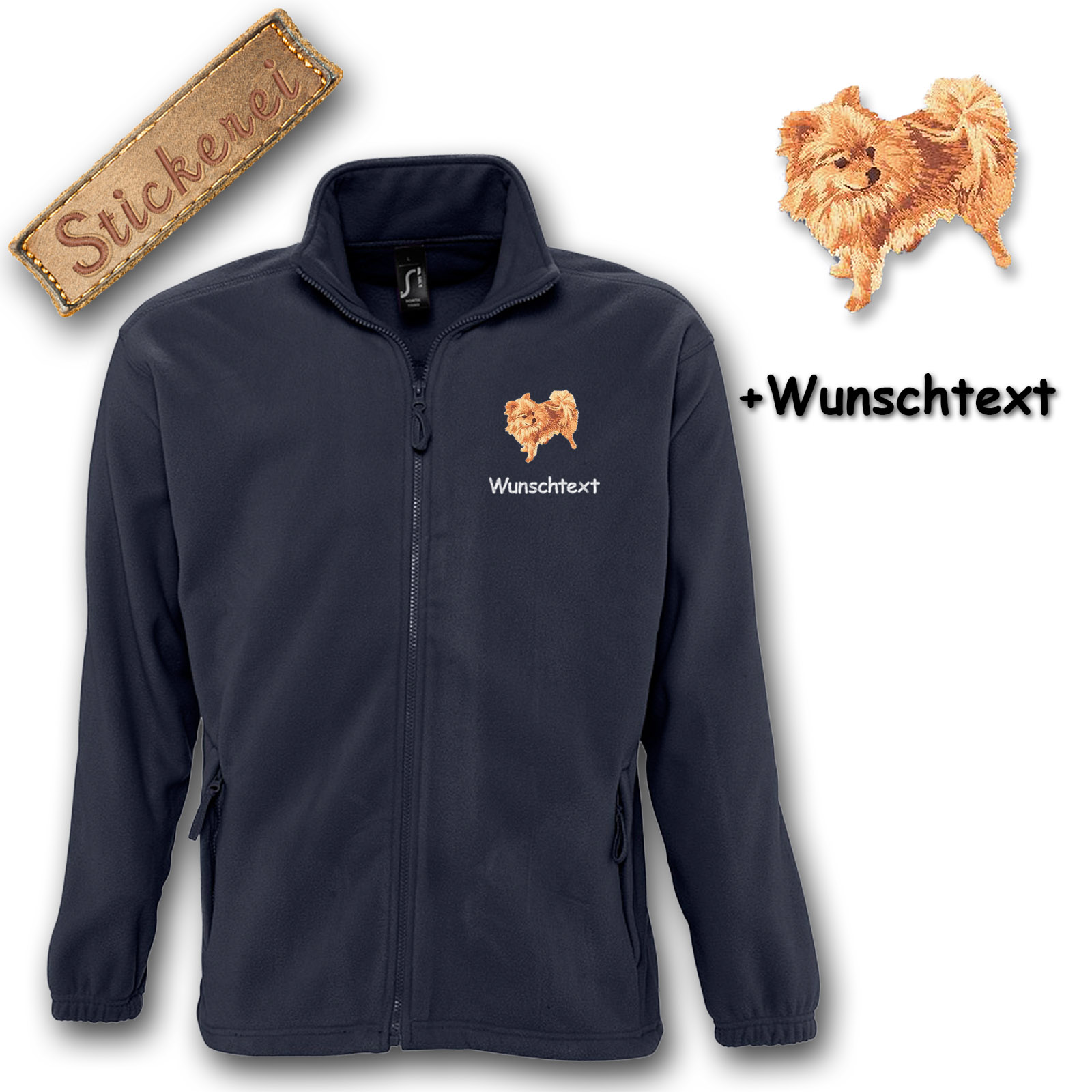 Fleecejacke Spitz – Bild 4