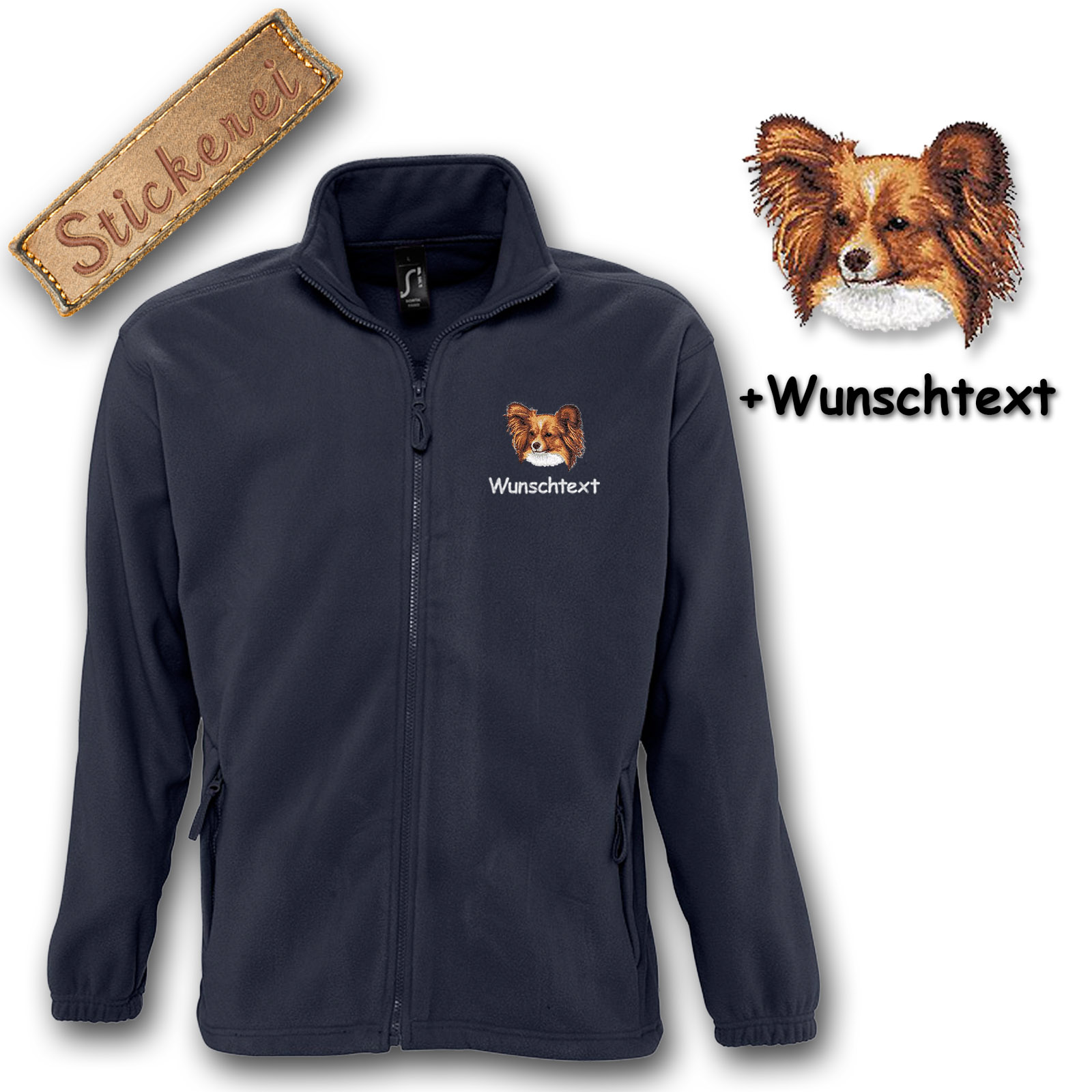 Kinder-Fleecejacke Papillon – Bild 4