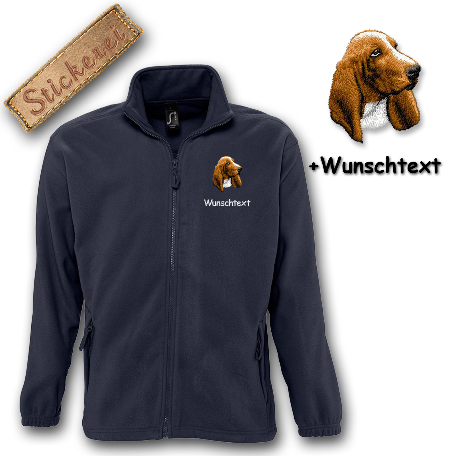 Fleecejacke Basset – Bild 10