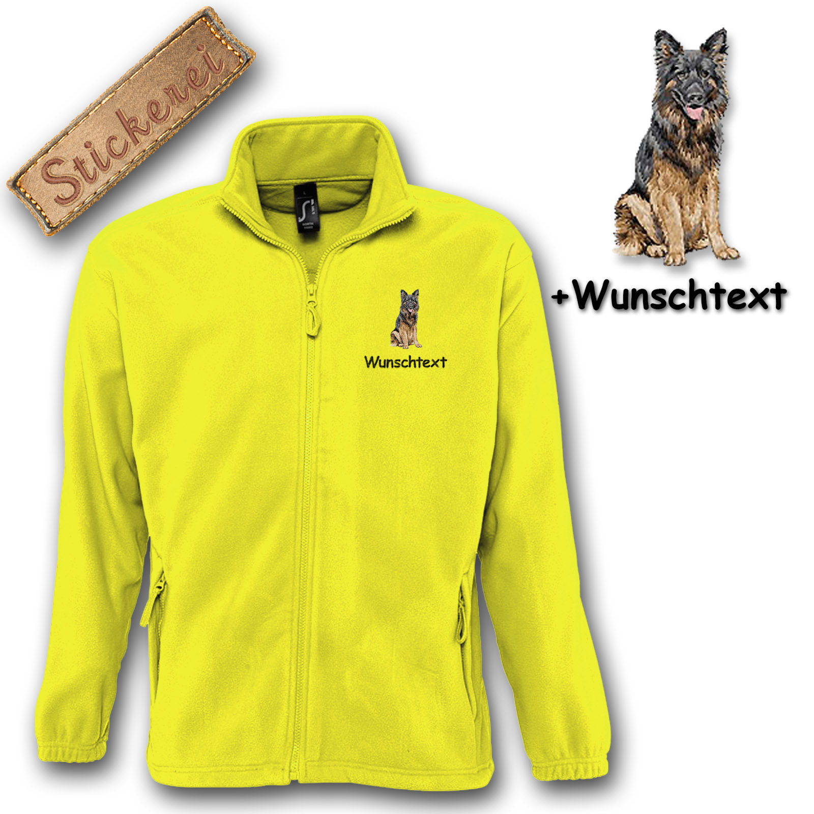 Fleecejacke Schäferhund – Bild 11