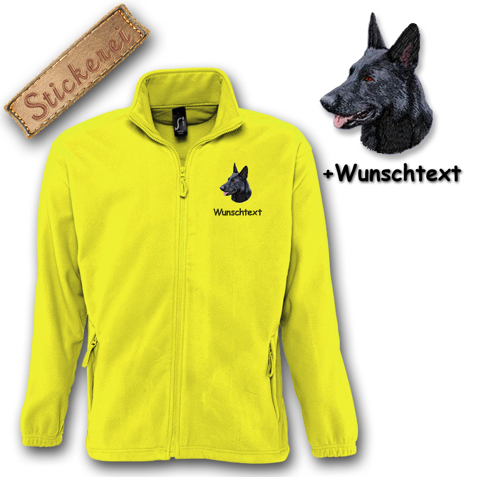 Fleecejacke Schäferhund – Bild 8