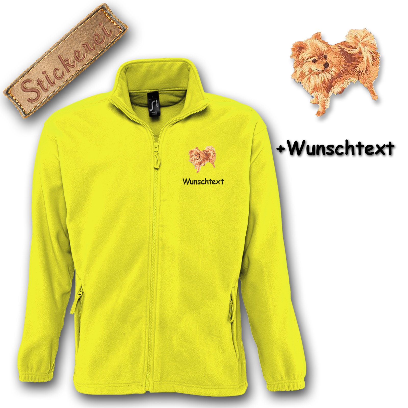 Fleecejacke Spitz – Bild 5