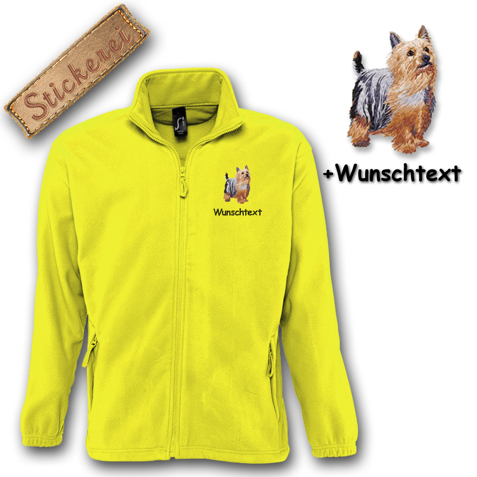 Fleecejacke Australian Silky Terrier – Bild 9