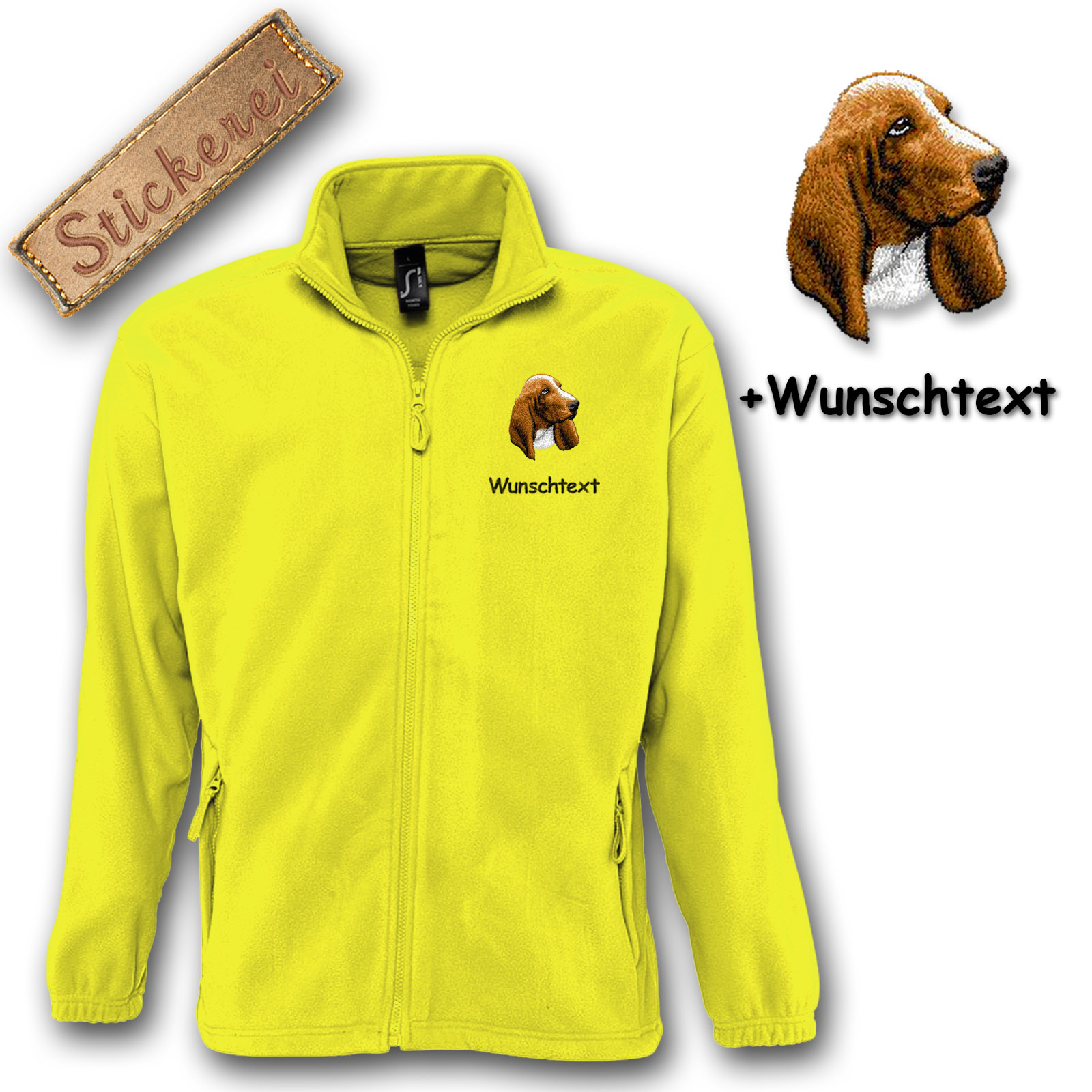 Fleecejacke Basset – Bild 9