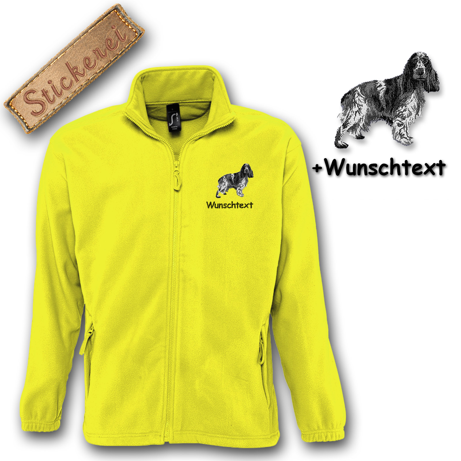 Fleecejacke English Cocker Spaniel – Bild 10