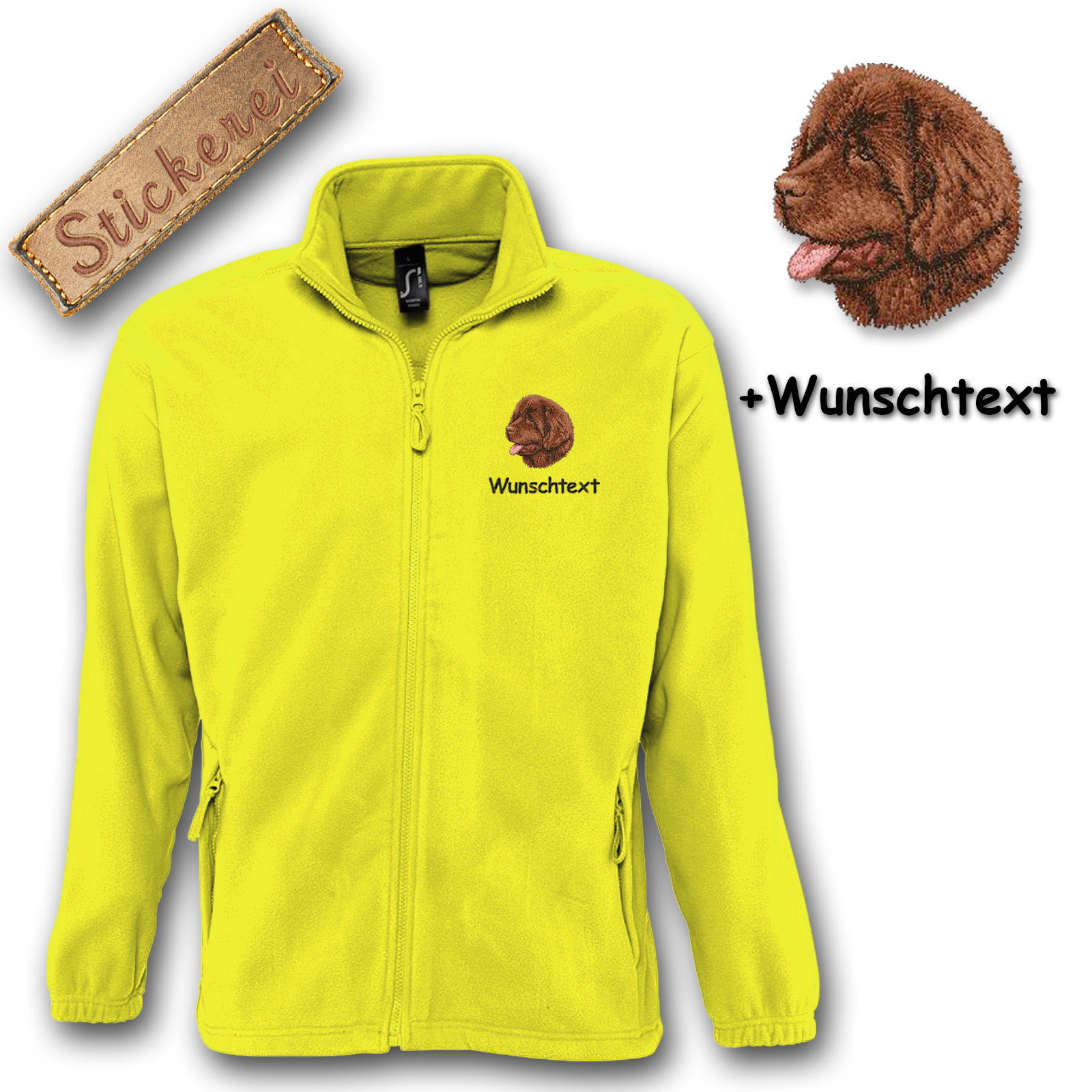 Fleecejacke Neufundländer – Bild 9