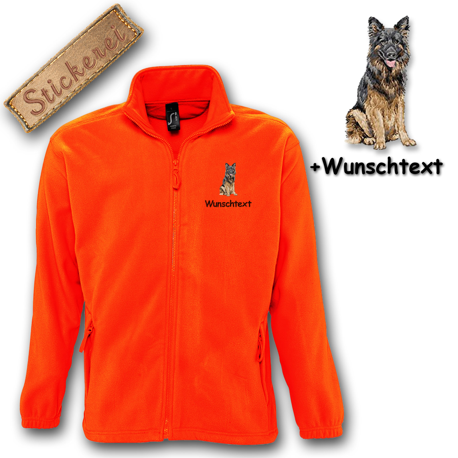 Fleecejacke Schäferhund – Bild 12