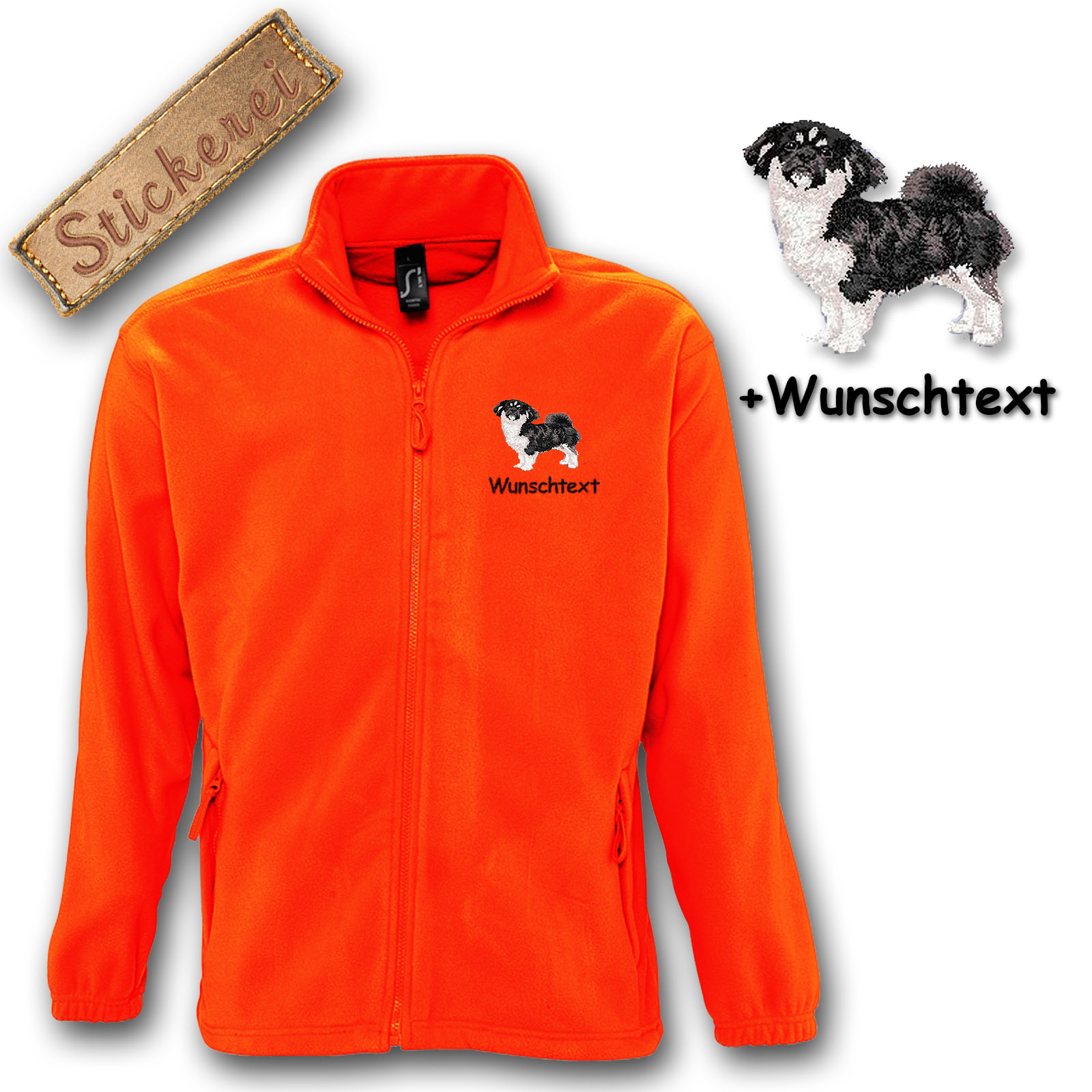 Fleecejacke Tibet Spaniel – Bild 12