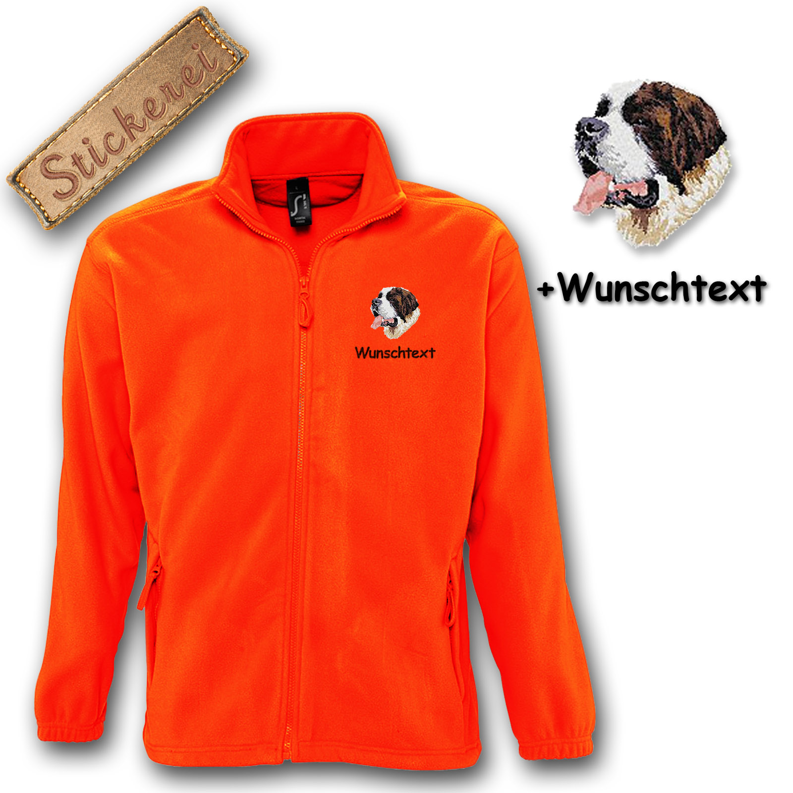Fleecejacke Bernhardiner – Bild 8