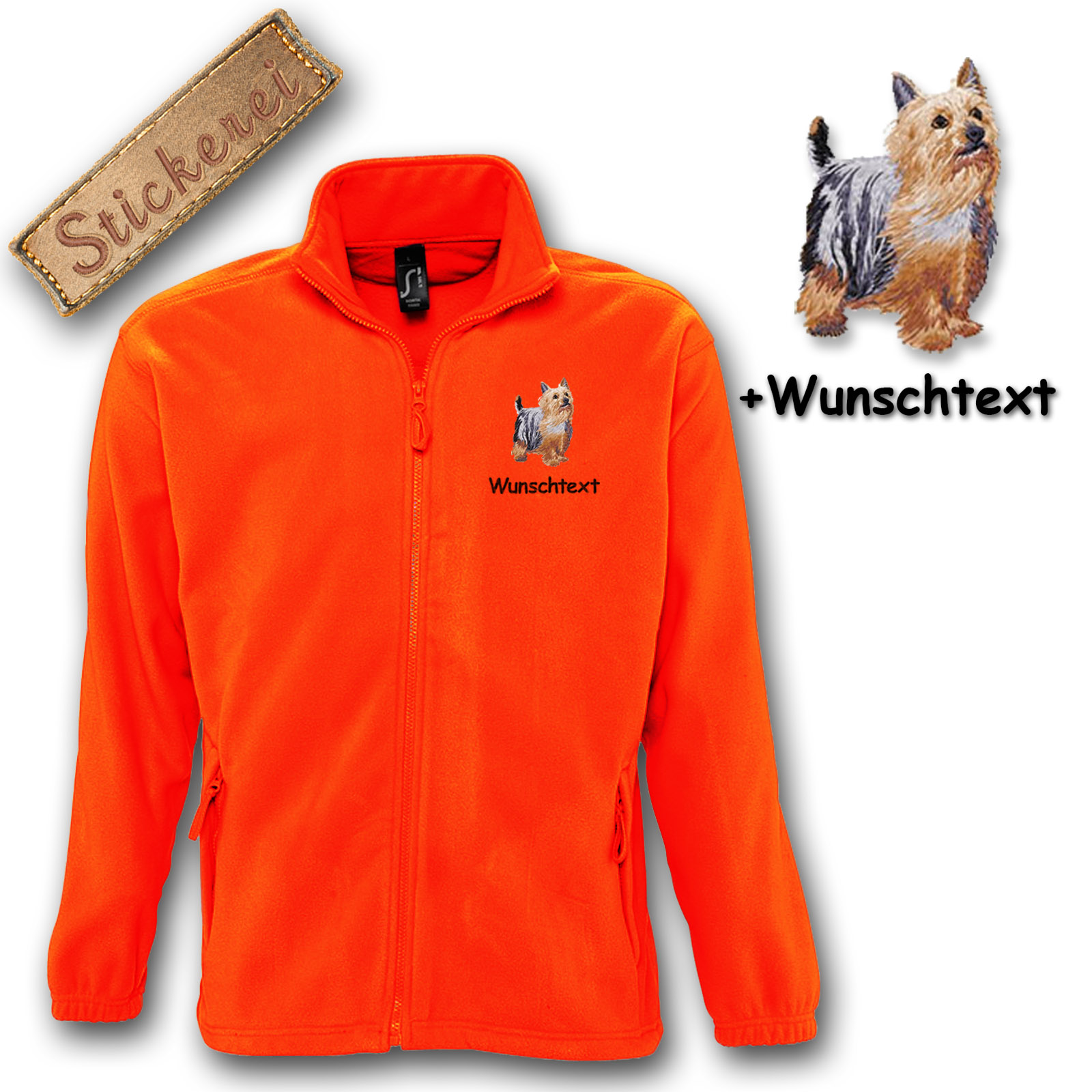 Fleecejacke Australian Silky Terrier – Bild 8