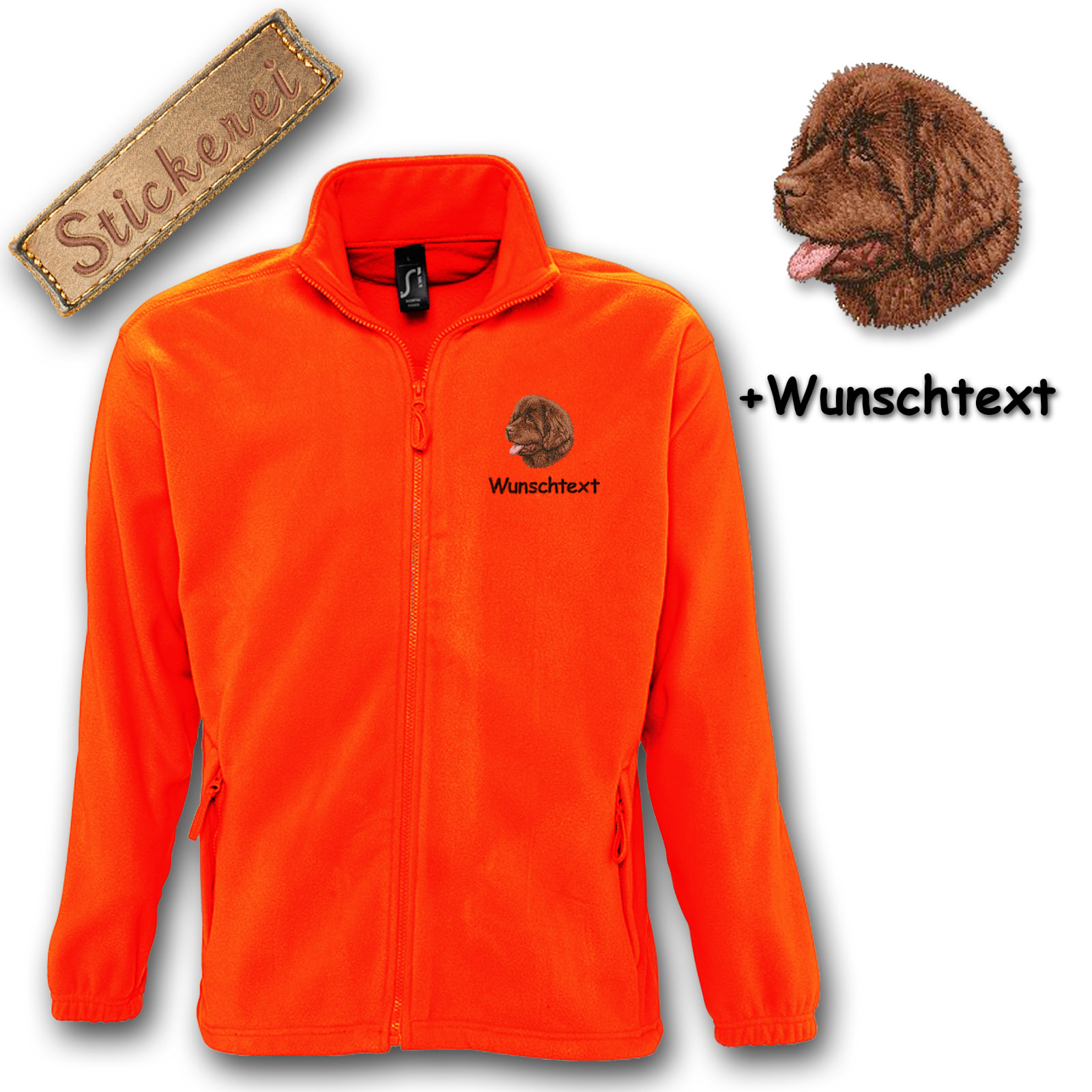 Fleecejacke Neufundländer – Bild 8