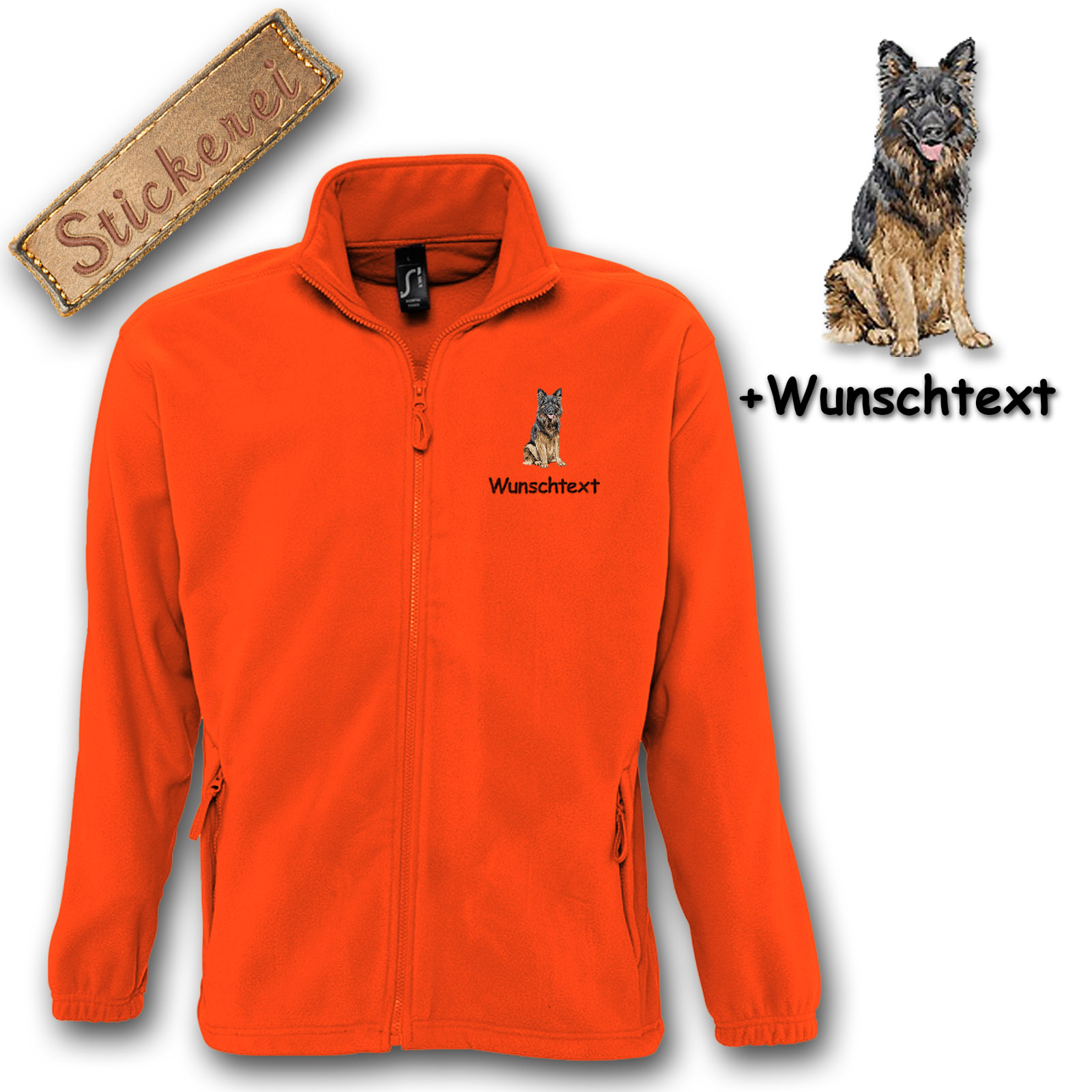 Fleecejacke Schäferhund – Bild 13