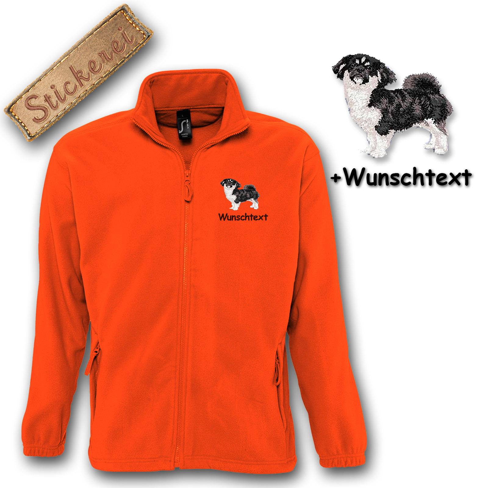 Fleecejacke Tibet Spaniel – Bild 13