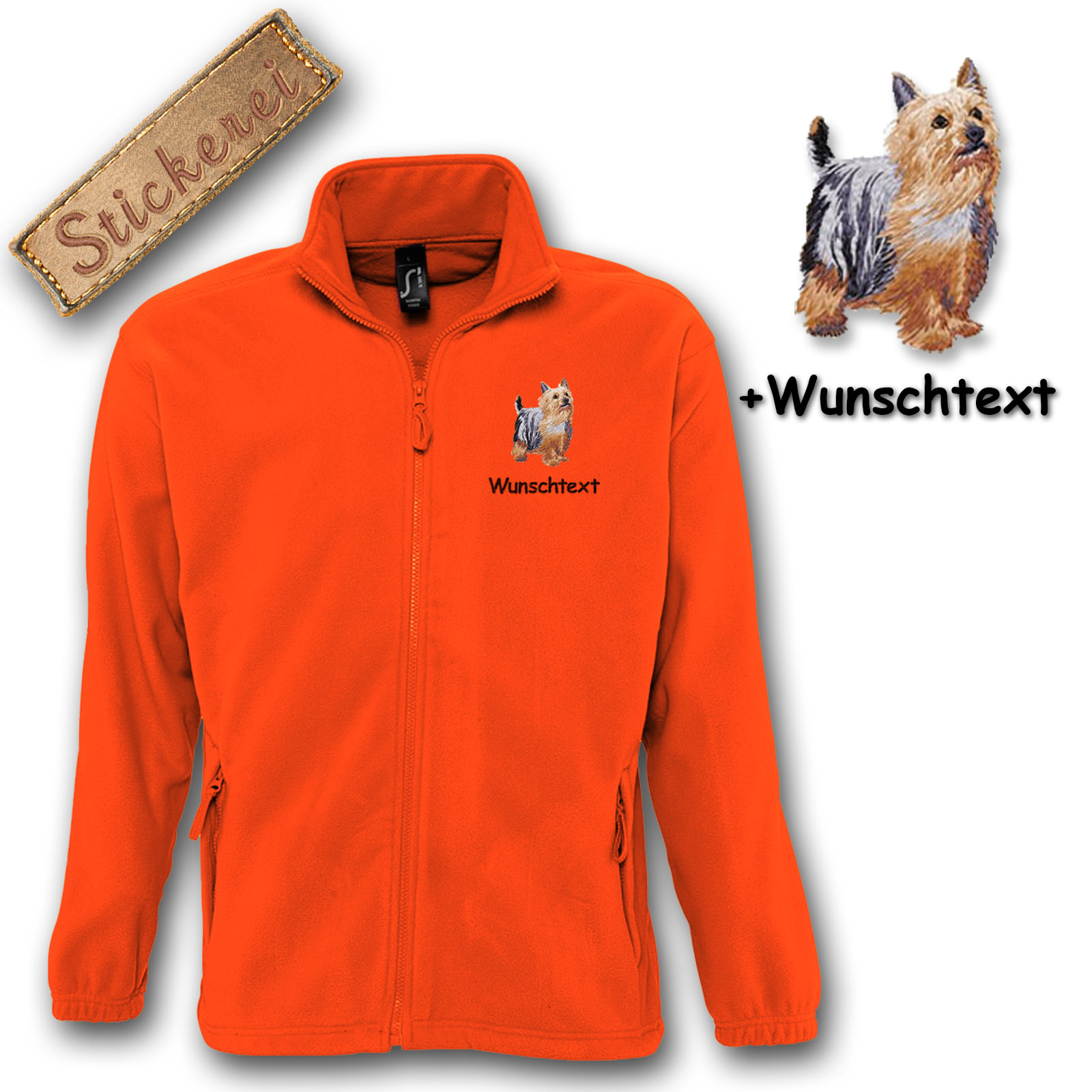 Fleecejacke Australian Silky Terrier – Bild 7