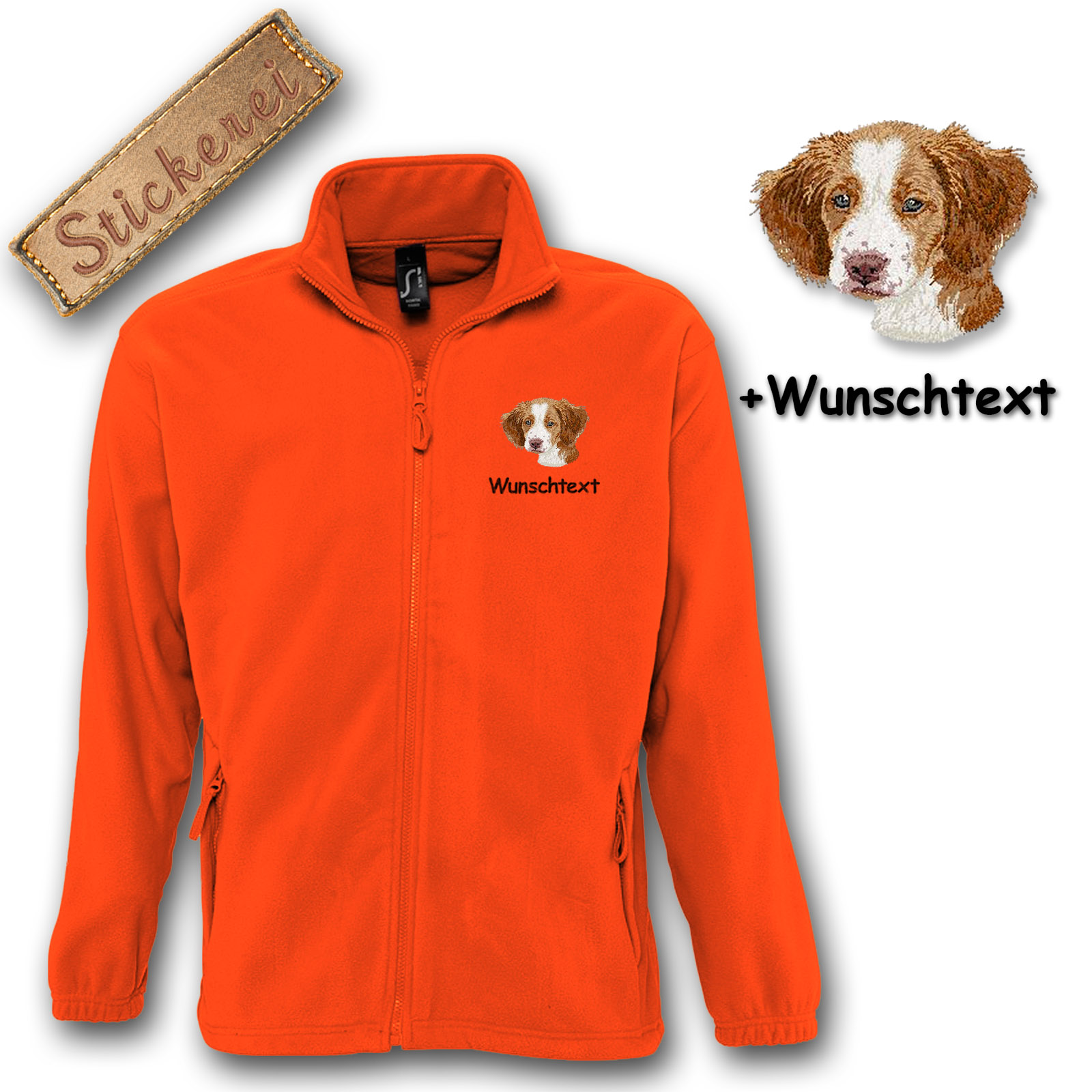 Fleecejacke Brittany Spaniel – Bild 7