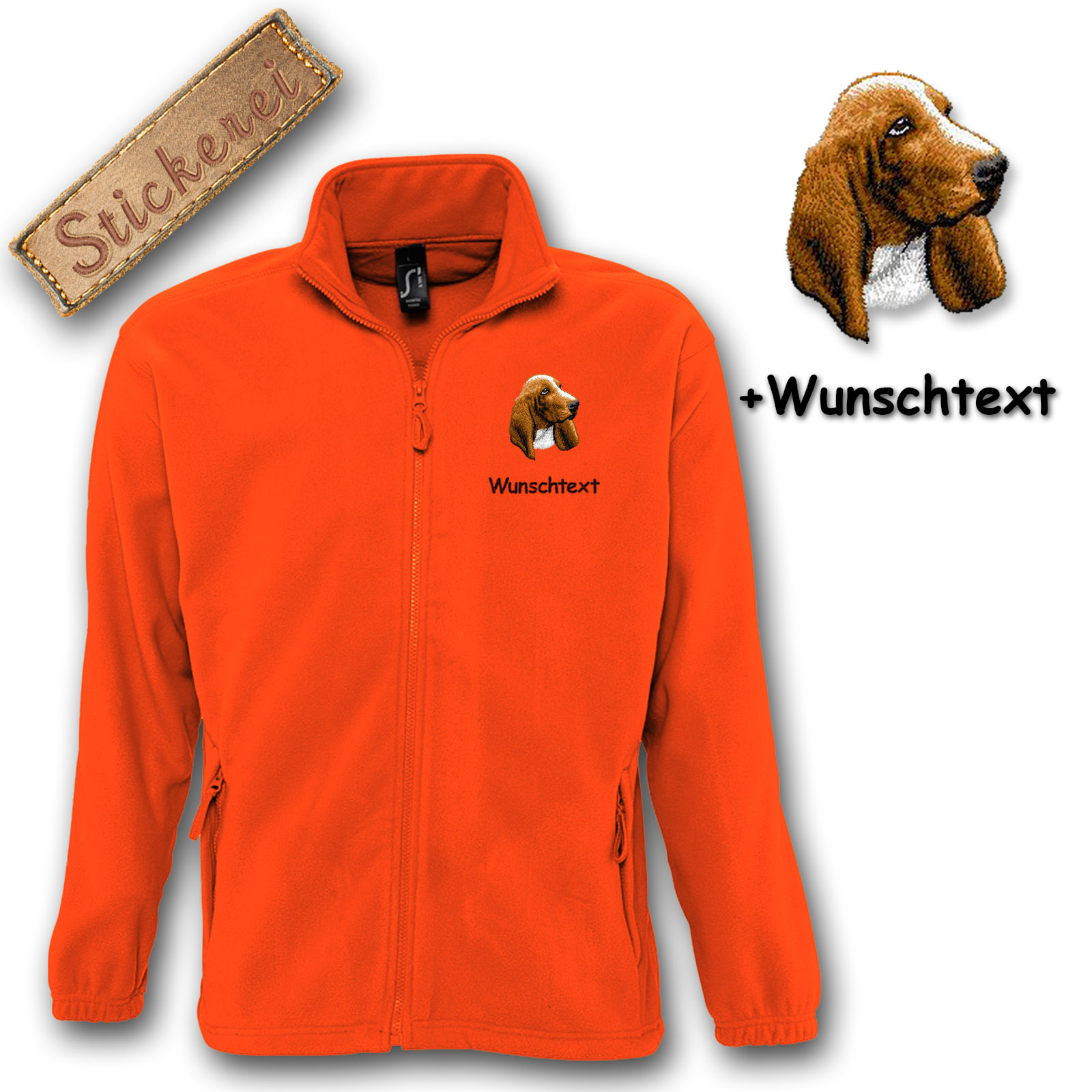 Fleecejacke Basset – Bild 7