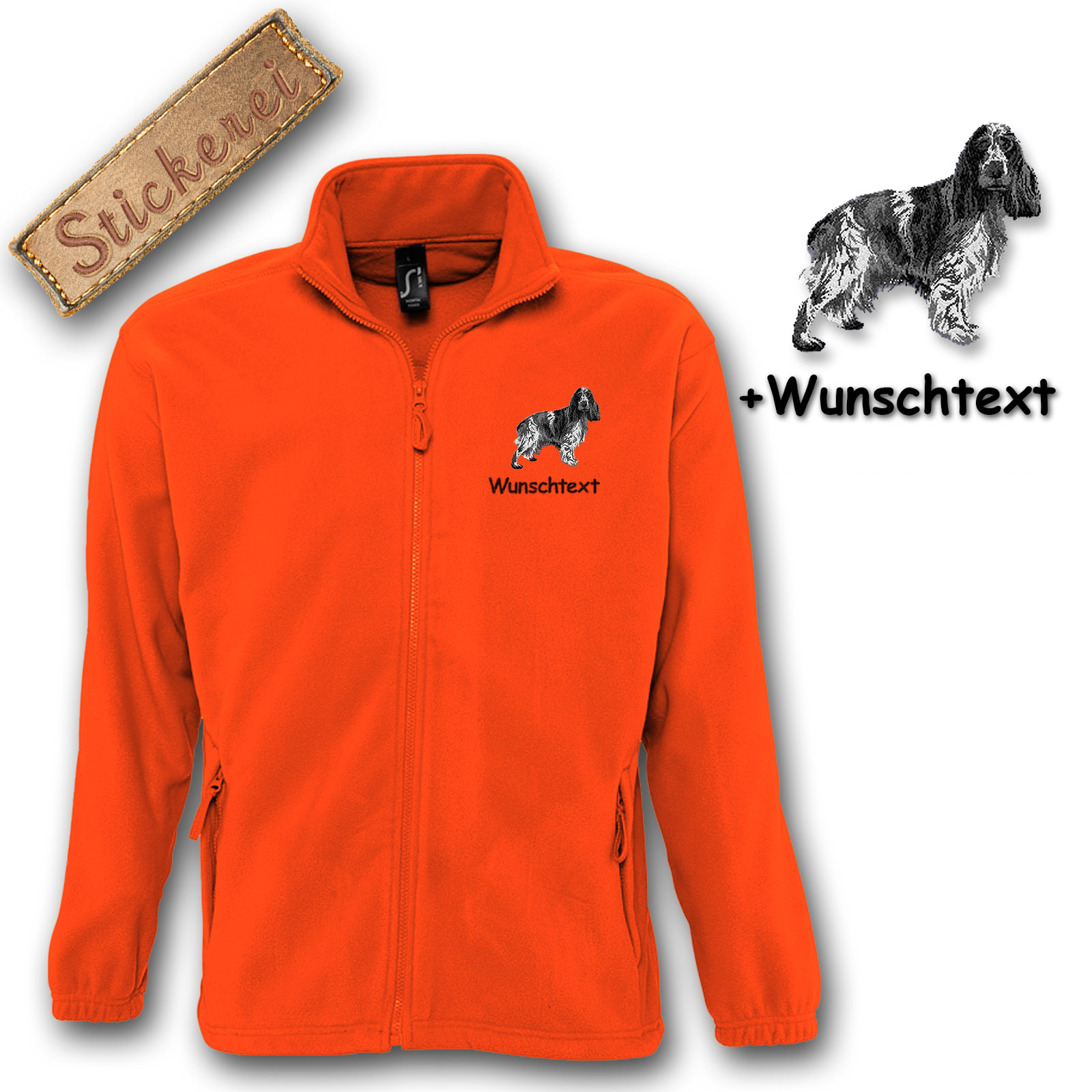Fleecejacke English Cocker Spaniel – Bild 7