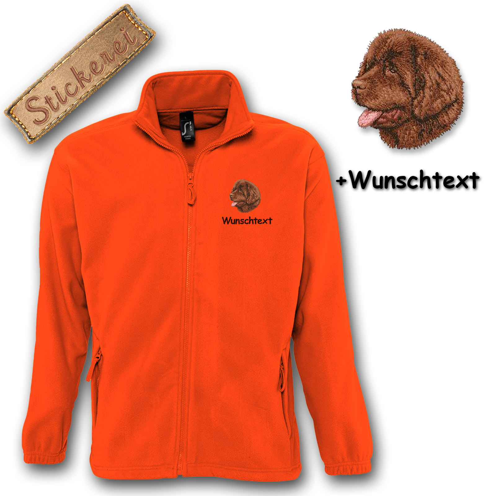 Fleecejacke Neufundländer – Bild 7