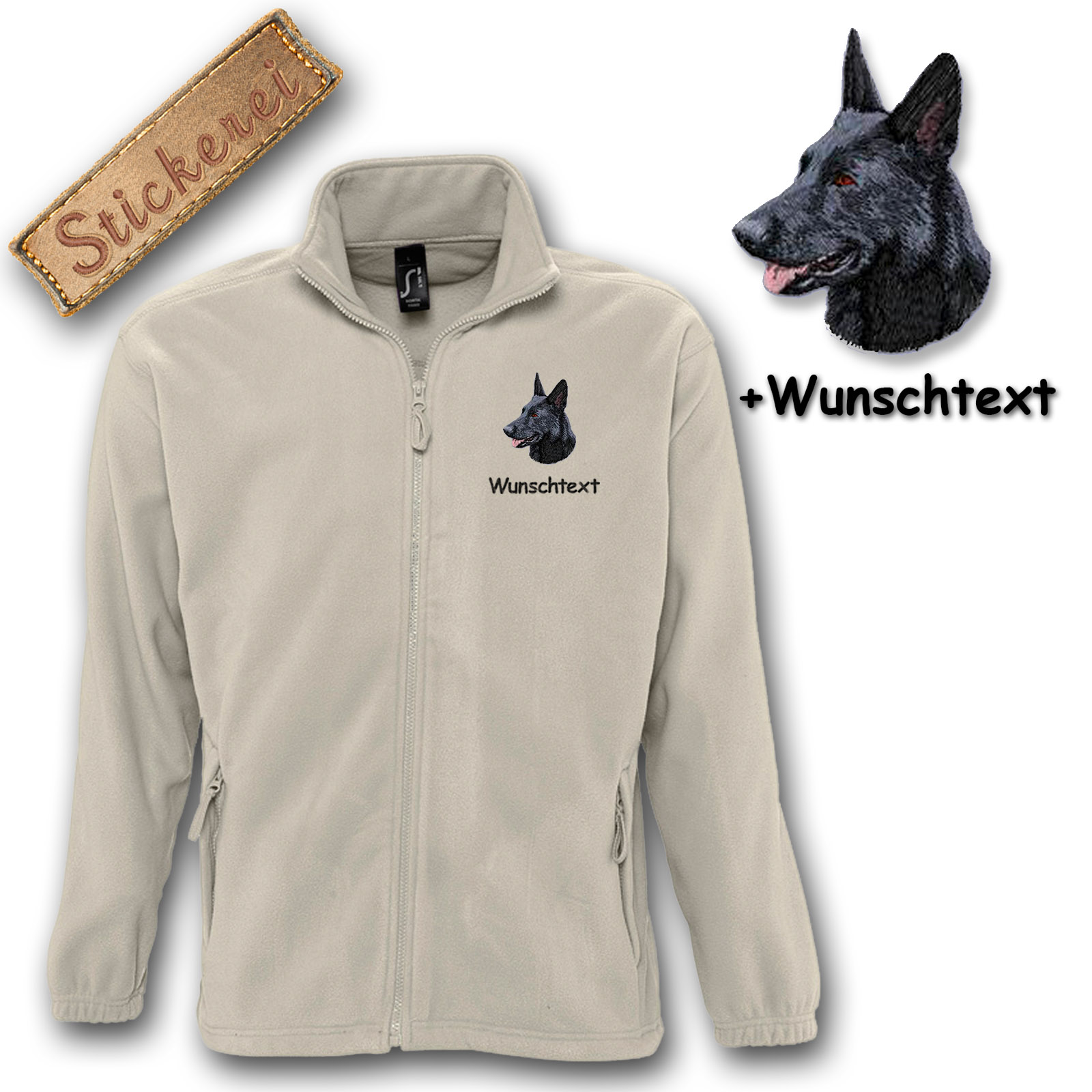 Fleecejacke Schäferhund – Bild 5