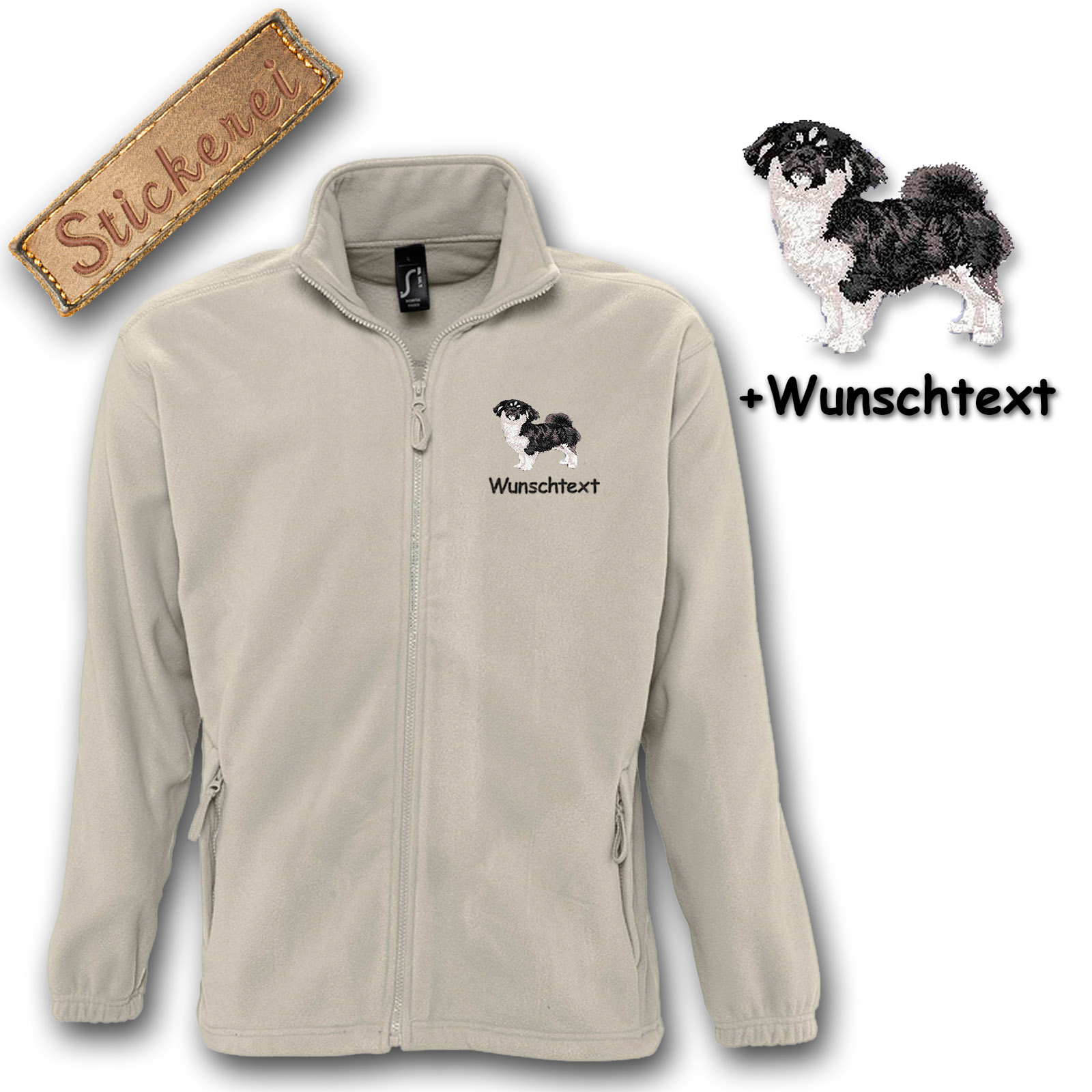 Fleecejacke Tibet Spaniel – Bild 14