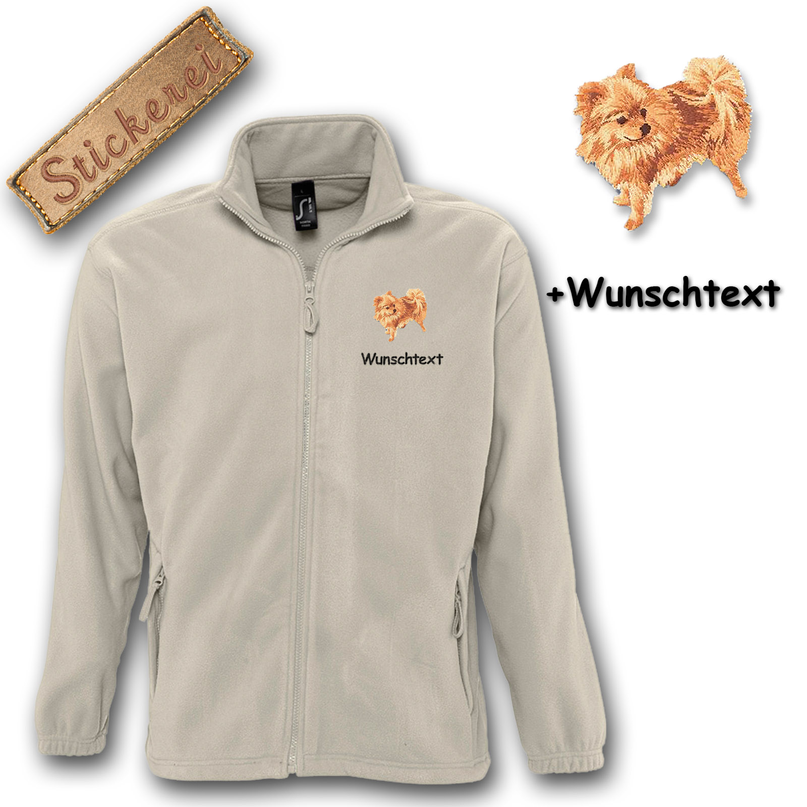 Fleecejacke Spitz – Bild 8