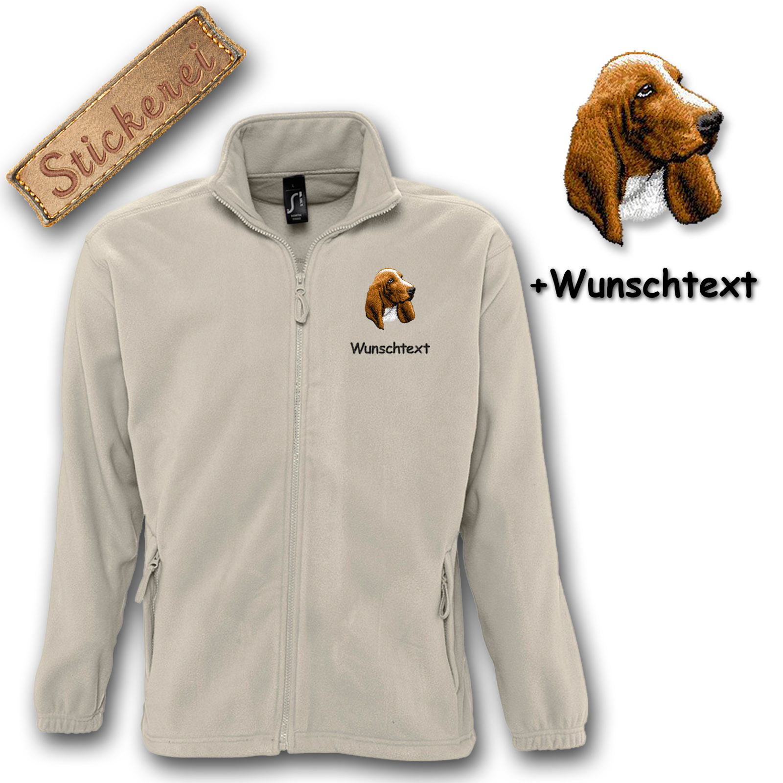 Fleecejacke Basset – Bild 6