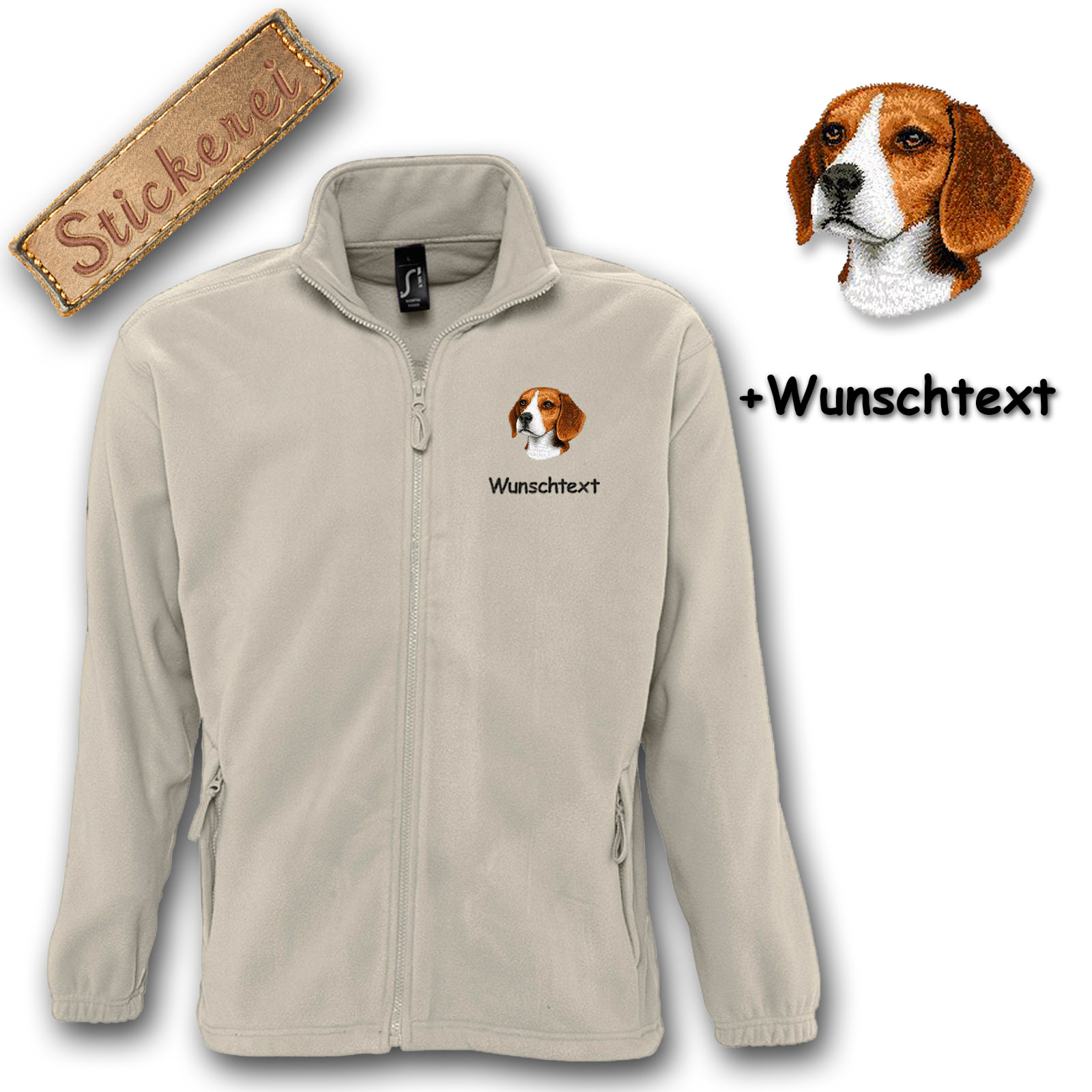 Fleecejacke Beagle – Bild 7