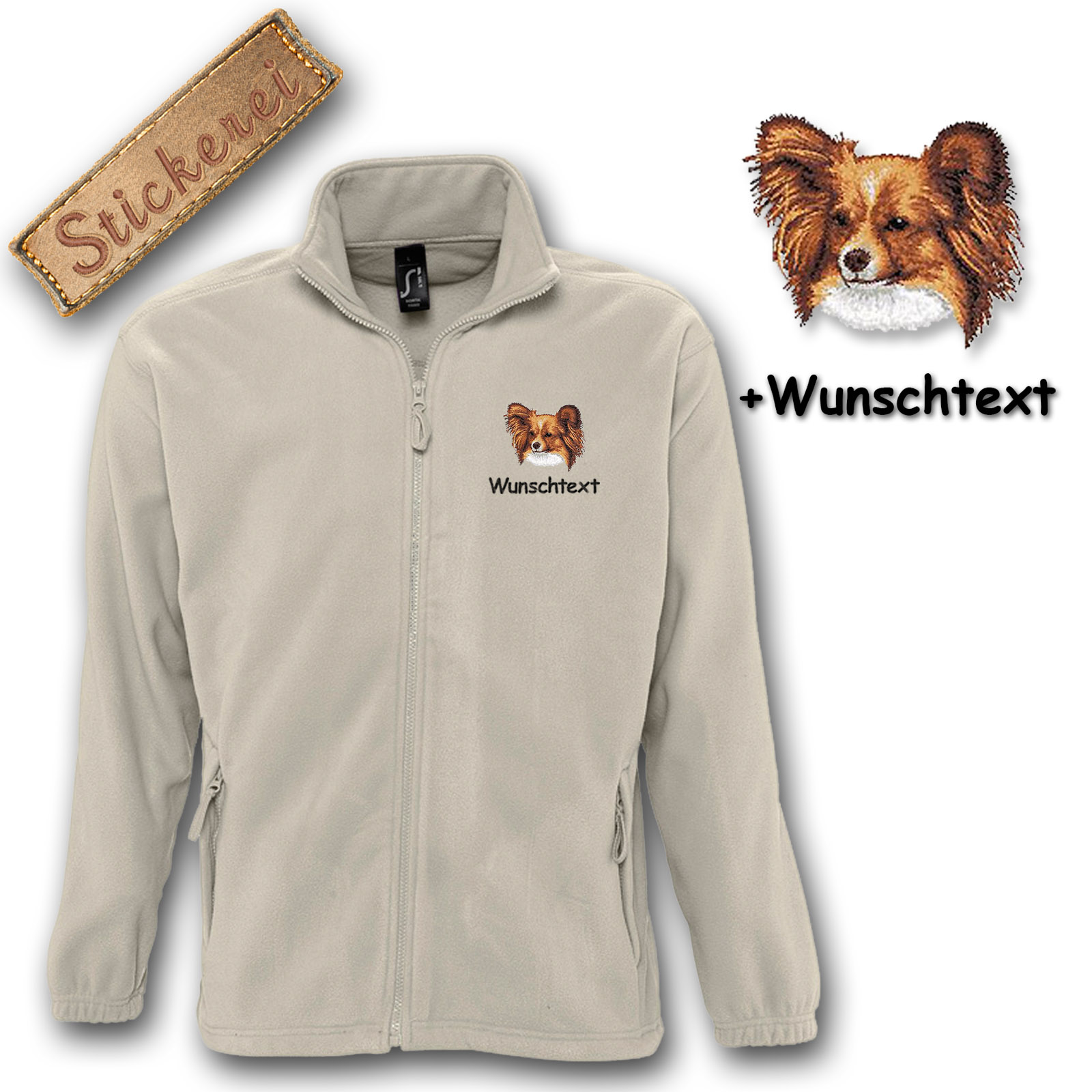 Fleecejacke Papillon – Bild 5