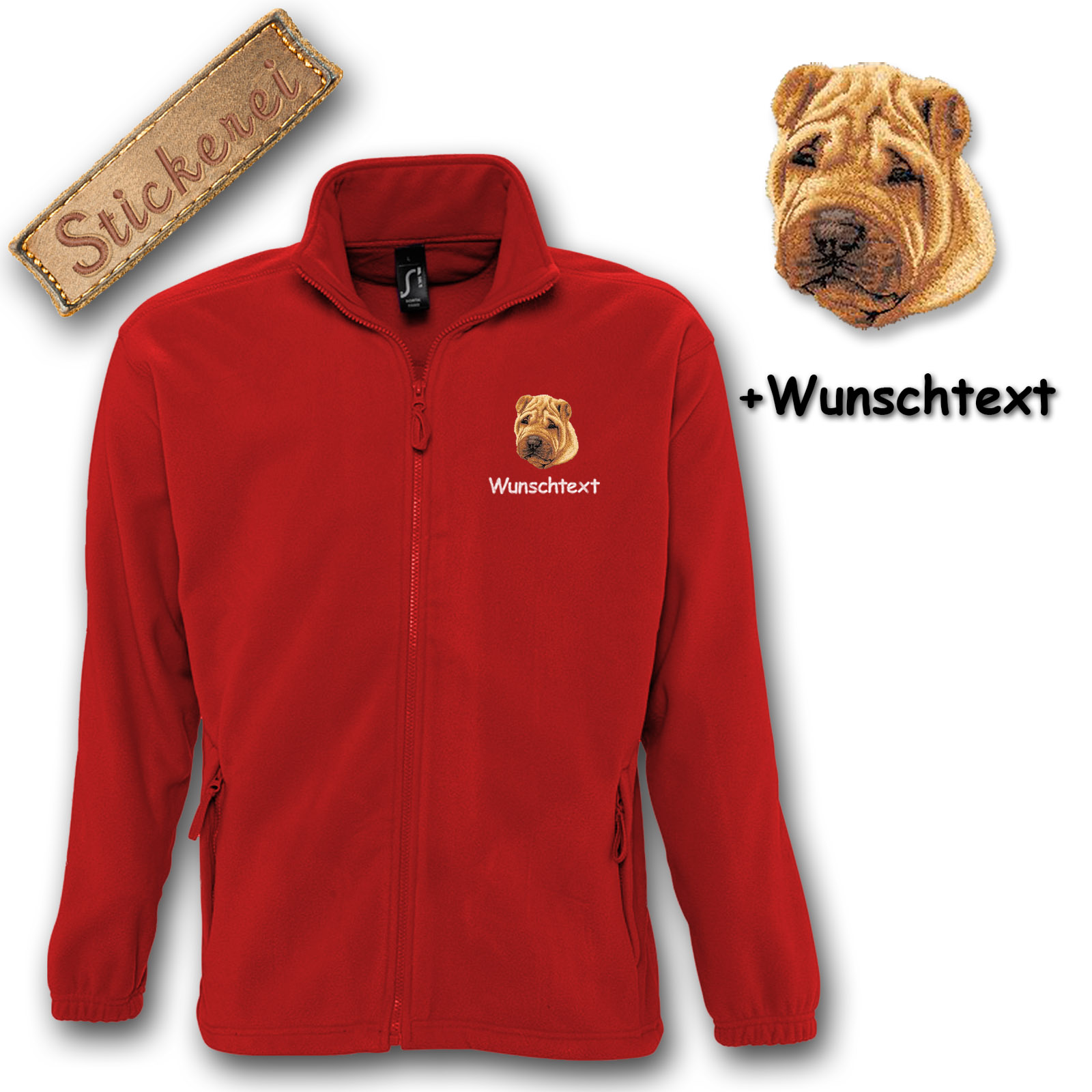 Fleecejacke Shar-Pei – Bild 16