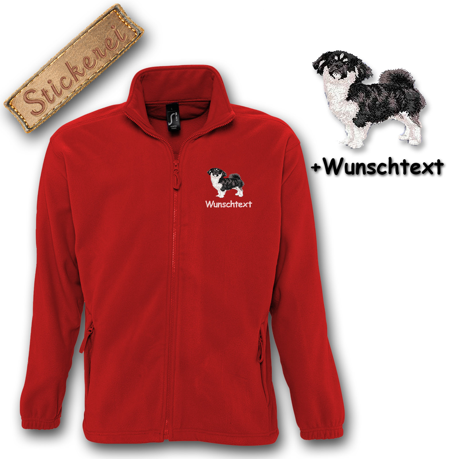 Fleecejacke Tibet Spaniel – Bild 15