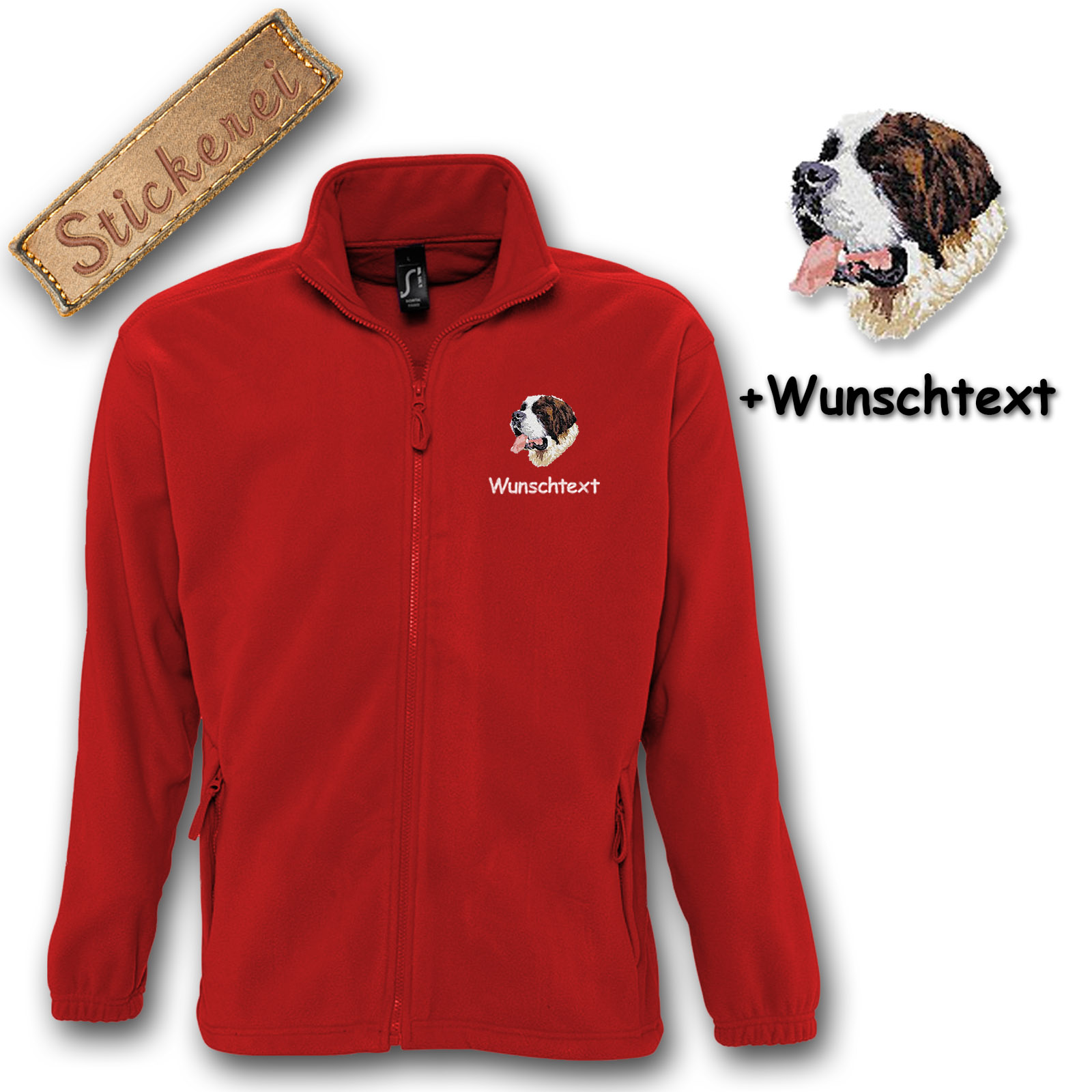 Fleecejacke Bernhardiner – Bild 5