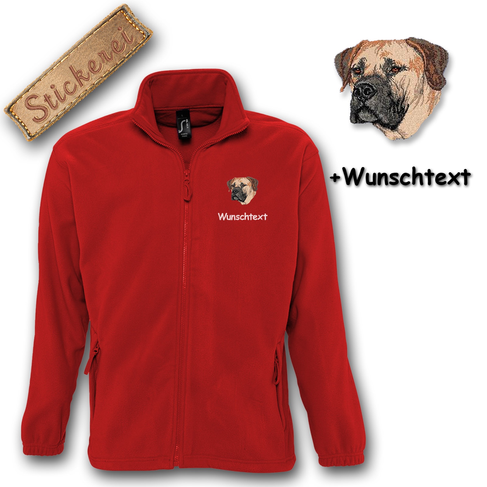 Kinder-Fleecejacke Boerboel – Bild 3