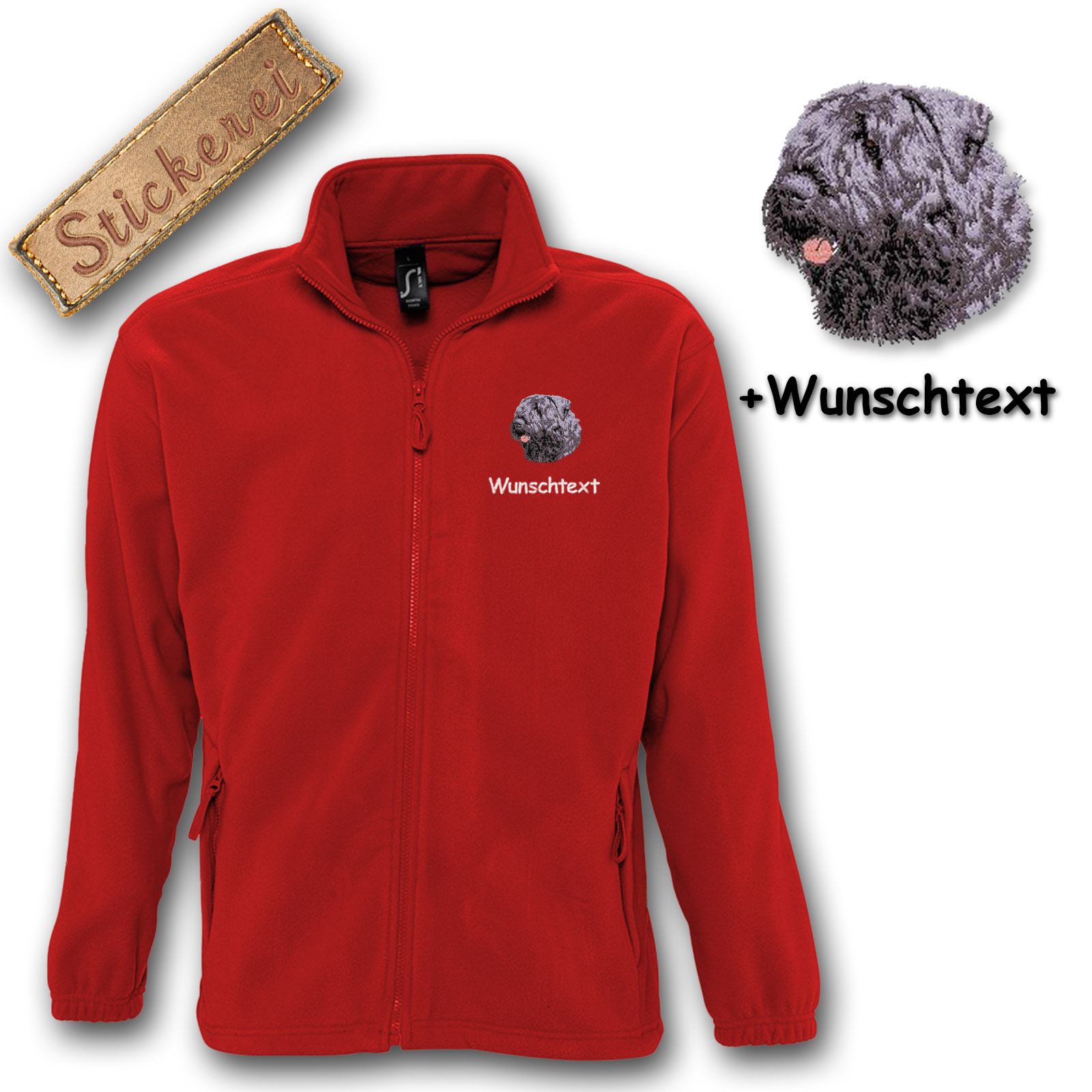 Kinder-Fleecejacke Bouvier des Flandres – Bild 4