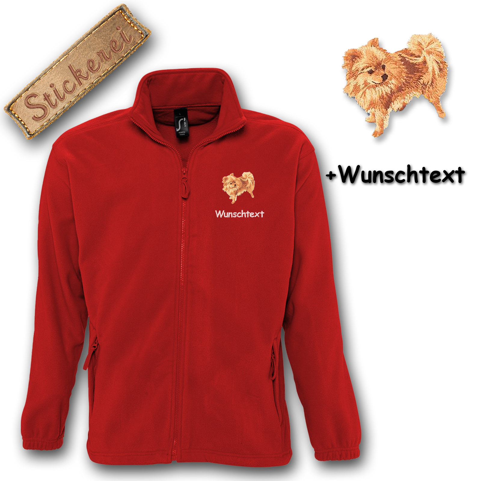 Fleecejacke Spitz – Bild 9