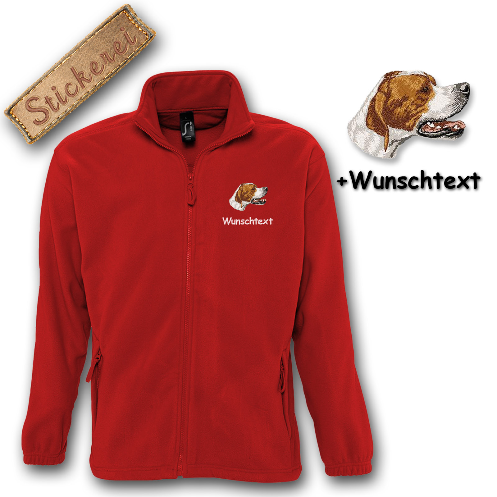 Kinder-Fleecejacke English Pointer – Bild 3