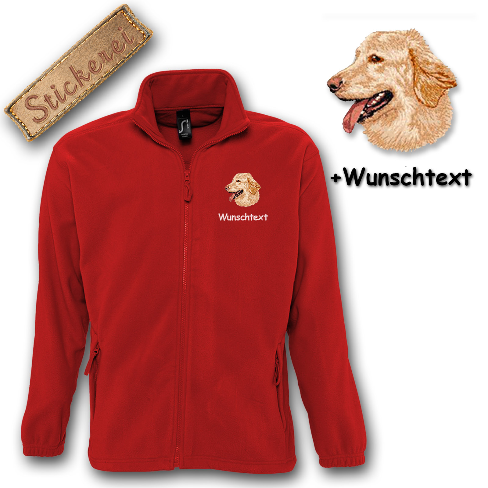 Kinder-Fleecejacke Hovawart – Bild 3