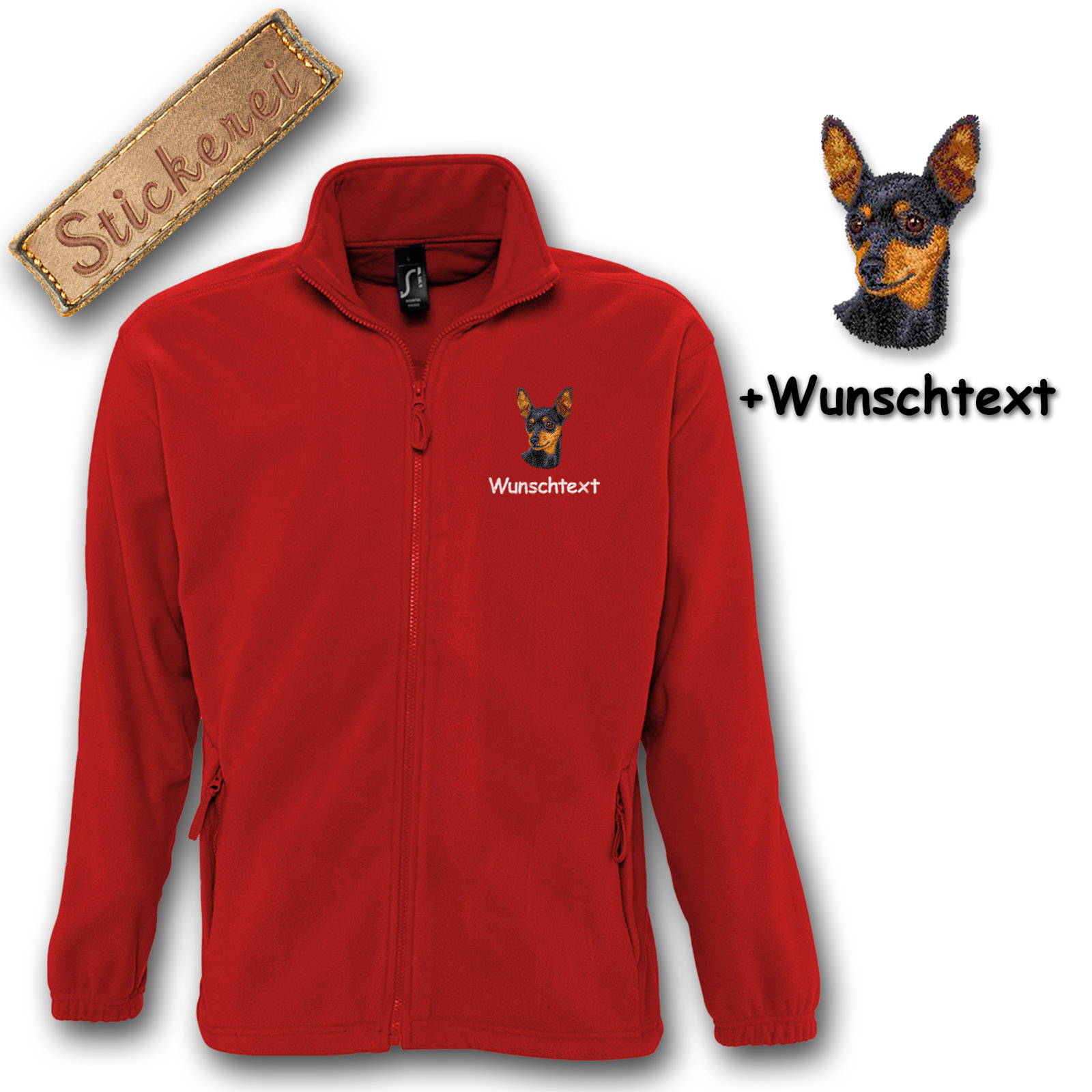 Kinder-Fleecejacke Pincher – Bild 3