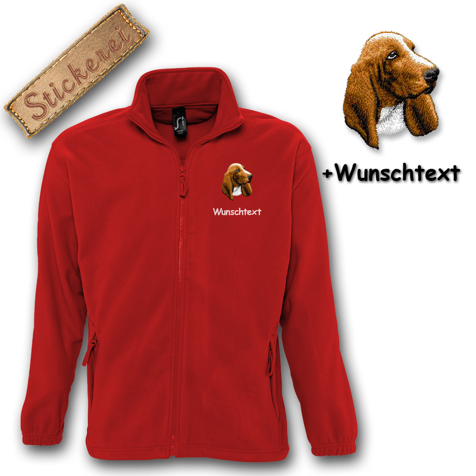 Fleecejacke Basset – Bild 5