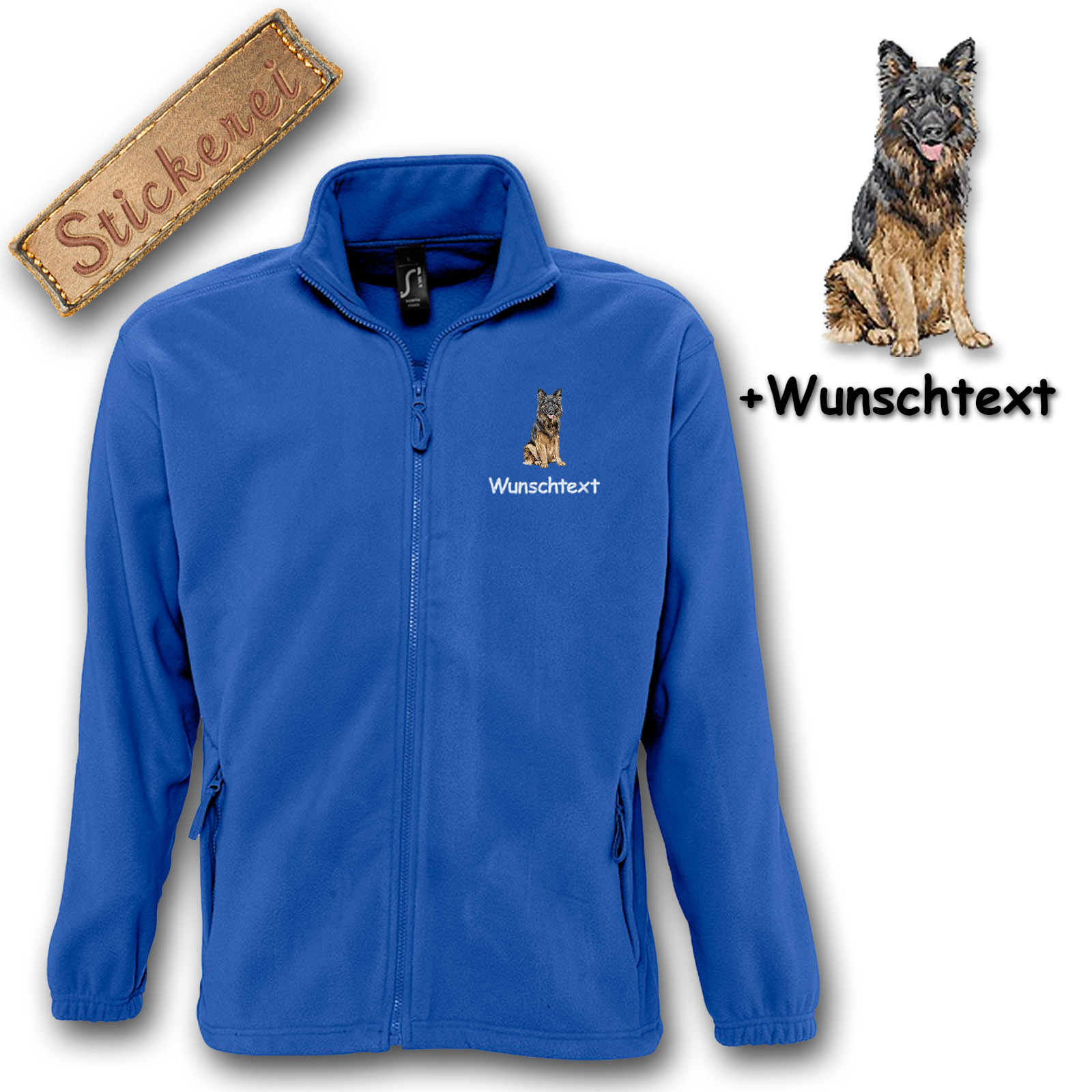 Fleecejacke Schäferhund – Bild 16